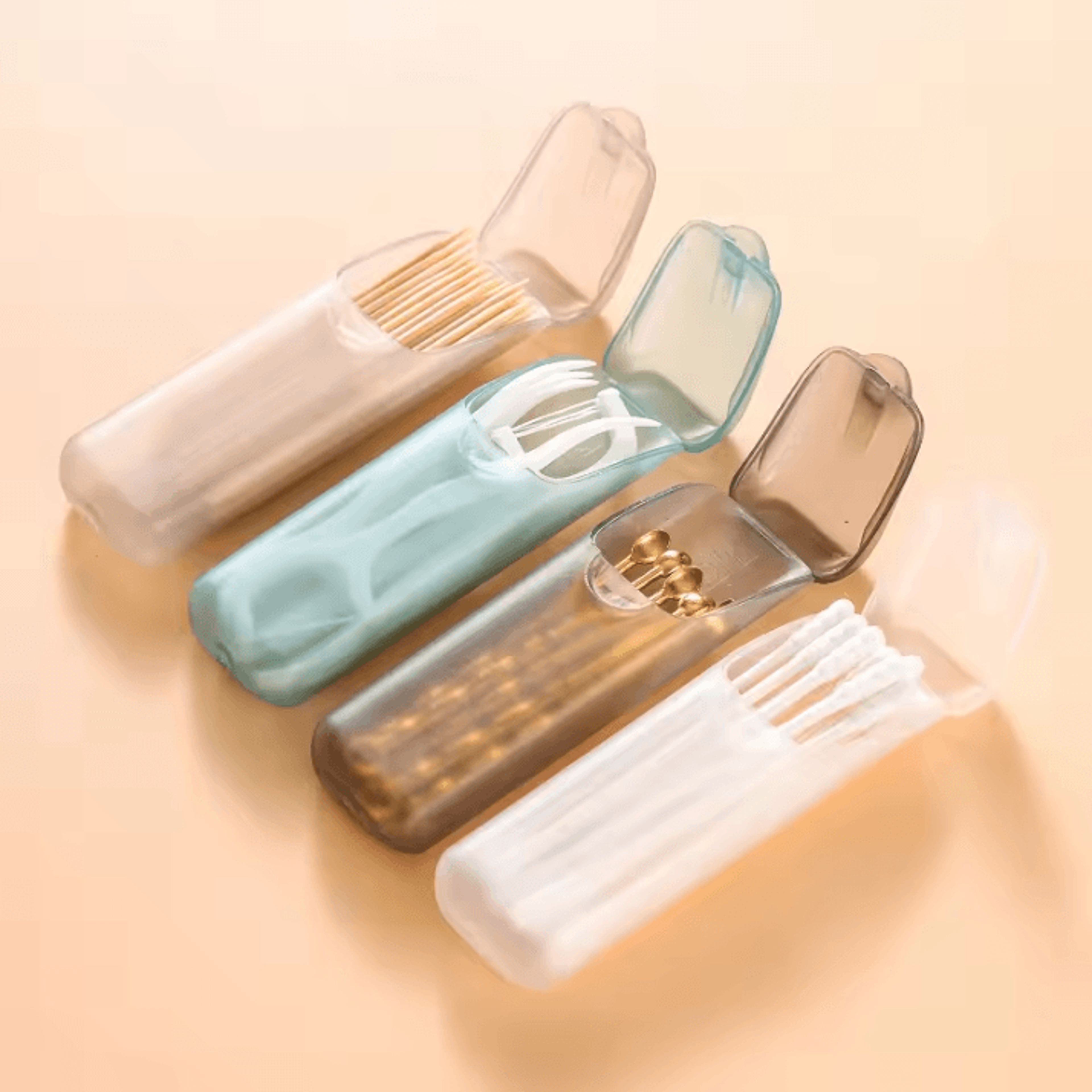 Mini Toothpick Holder Box With Lid Mini Toothpick Storage Box And Portable Toothpick Case 1