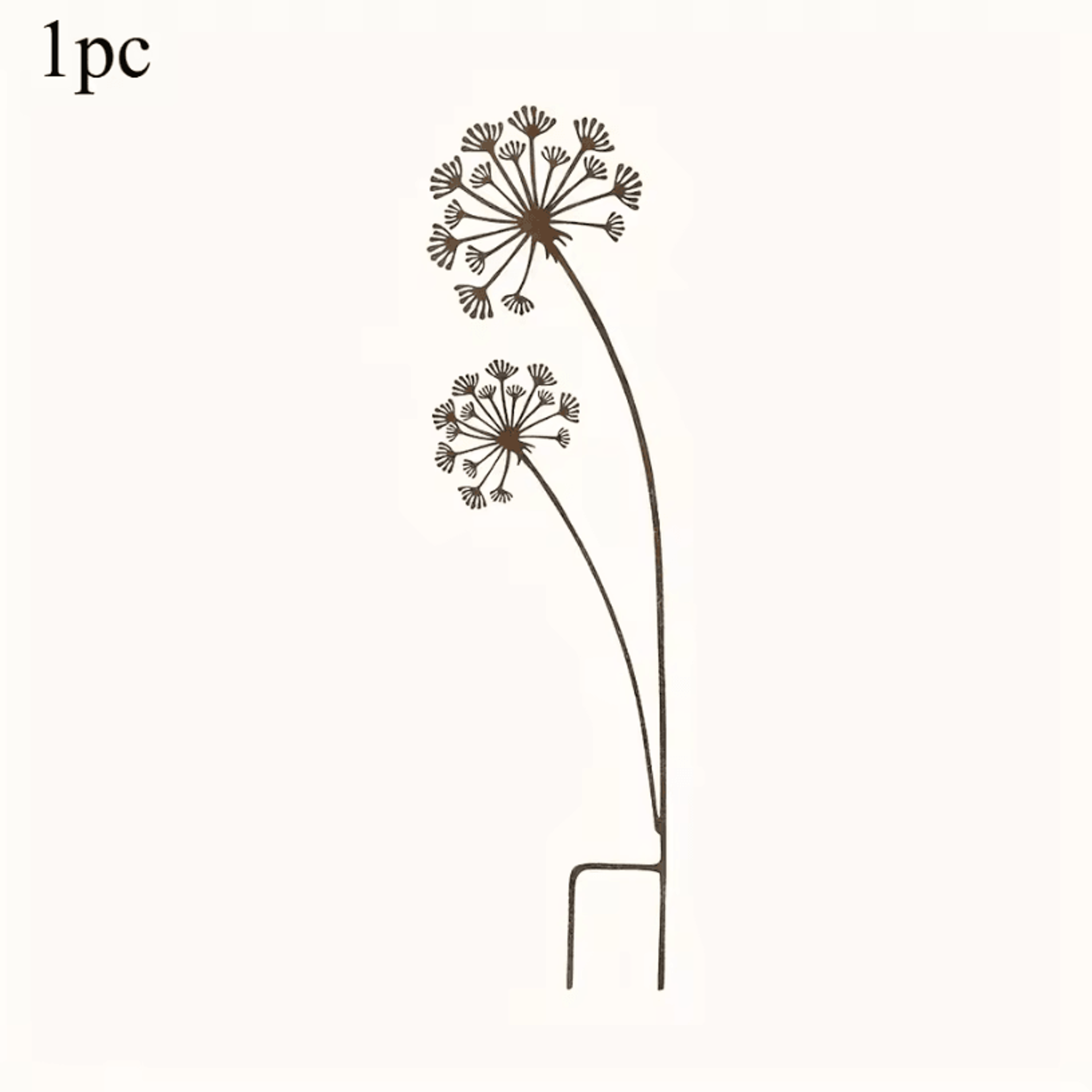 1PC Metal Metal Garden Stake Decorative Flower Patio Planter Outdoor Yard Decoration  Stylish Decor 5