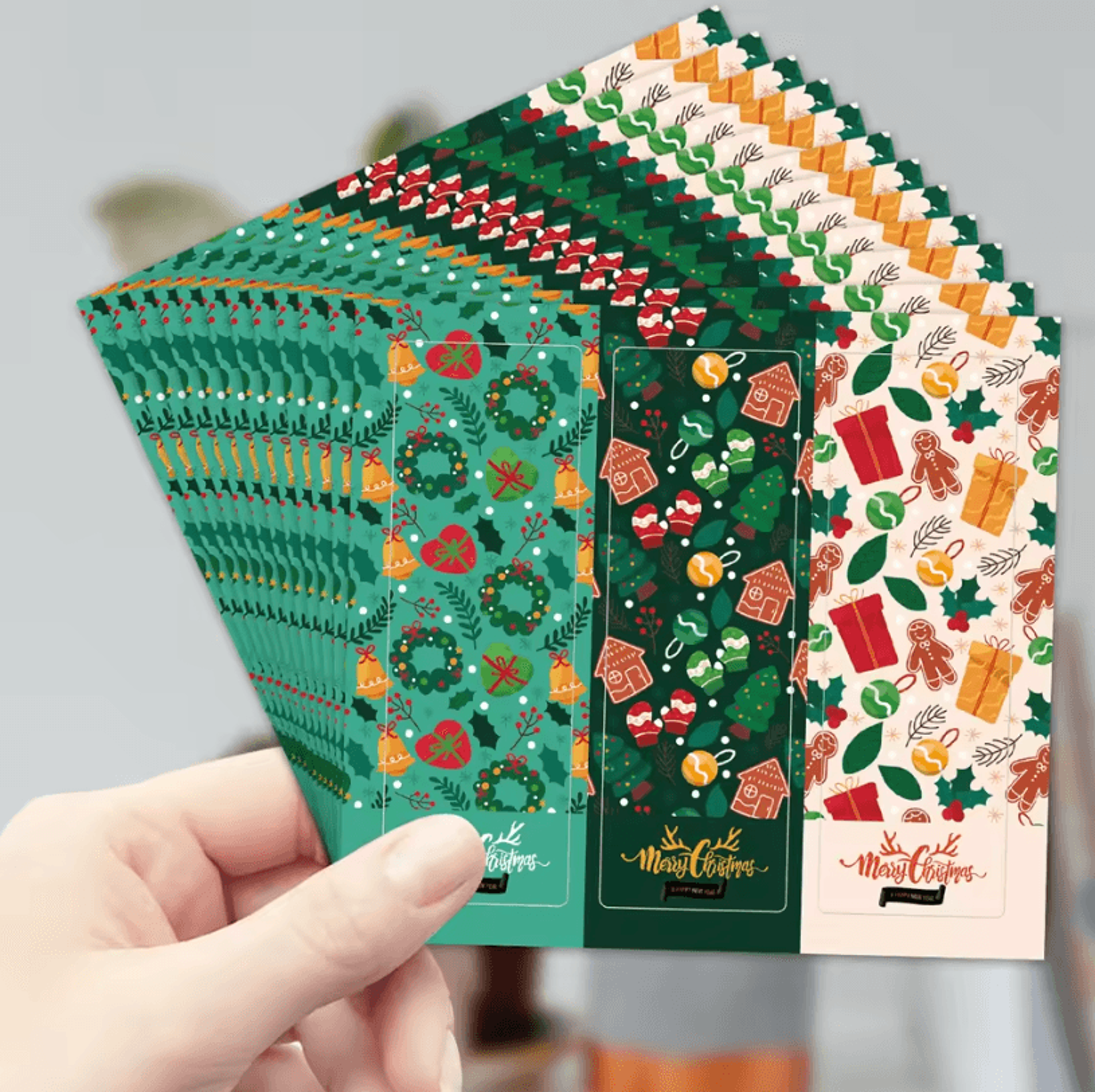 90Pack Christmas Stickers For Gifts  Holiday Gift Wrapping Labels  Merry Christmas Decorative Stick 9