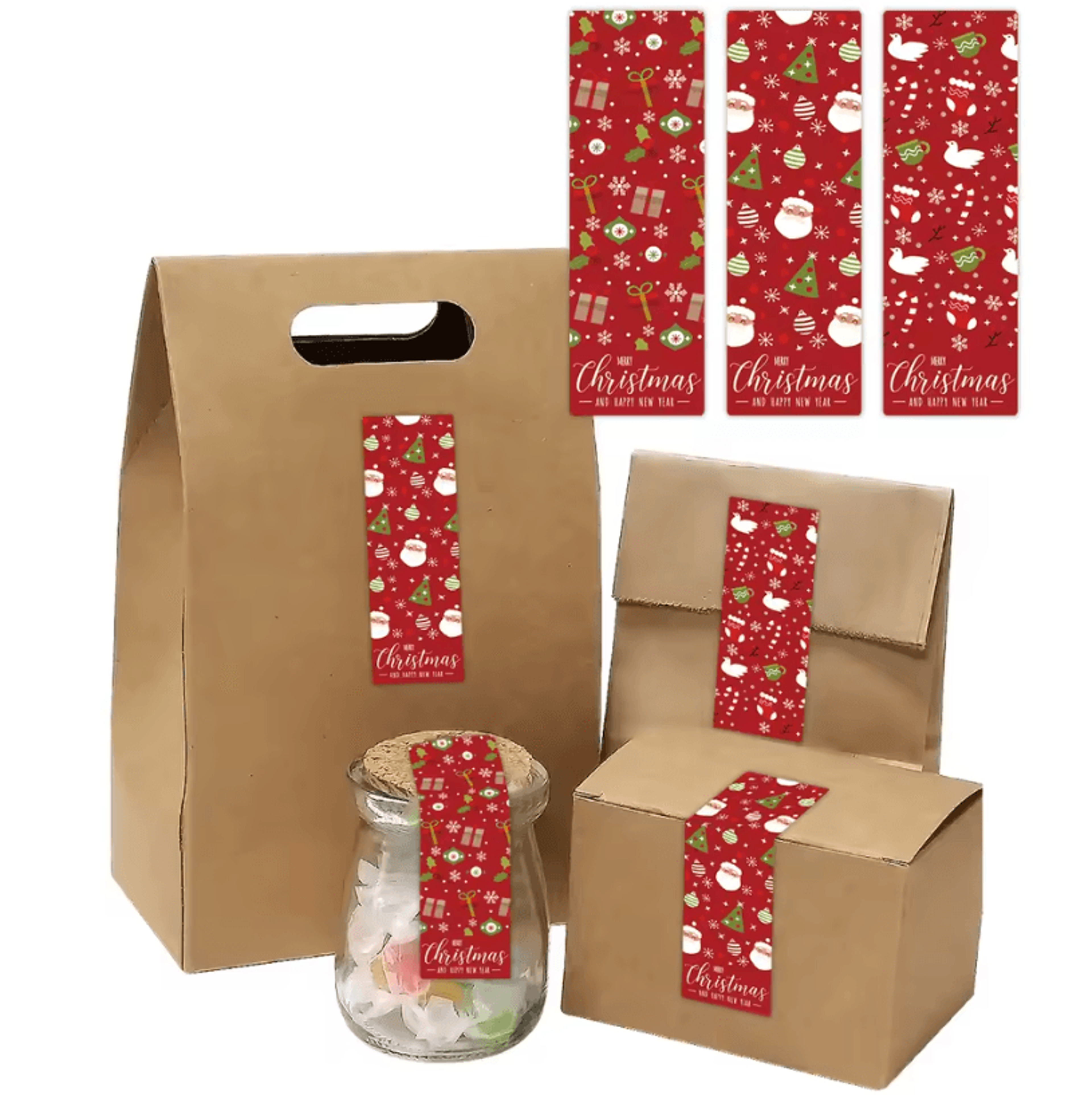 90Pack Christmas Stickers For Gifts  Holiday Gift Wrapping Labels  Merry Christmas Decorative Stick 2