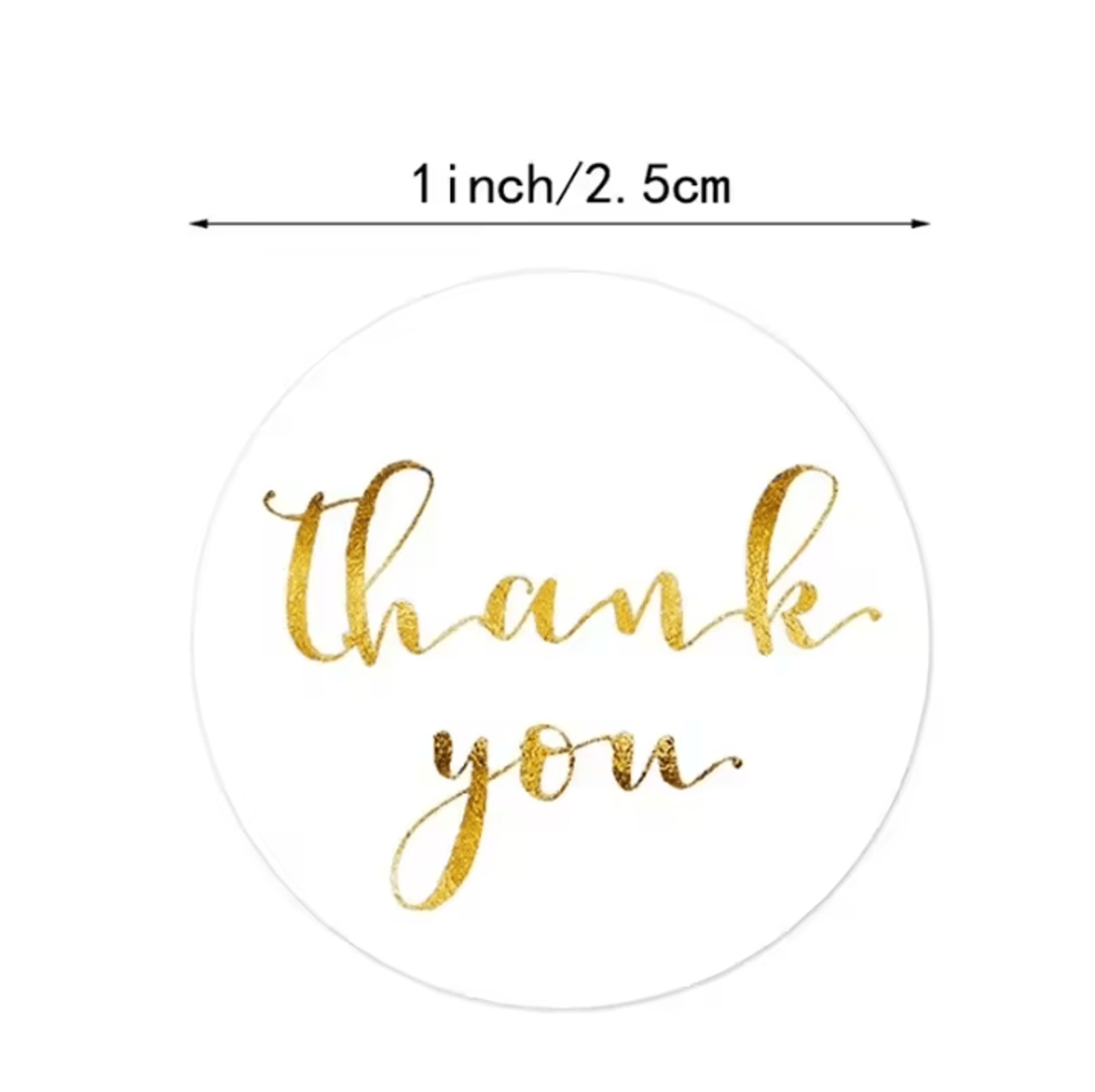 500Pcs Thank You Stickers  Kraft Paper Sticker Rolls With Cute Thank You Seal Labels For Party Favo 5