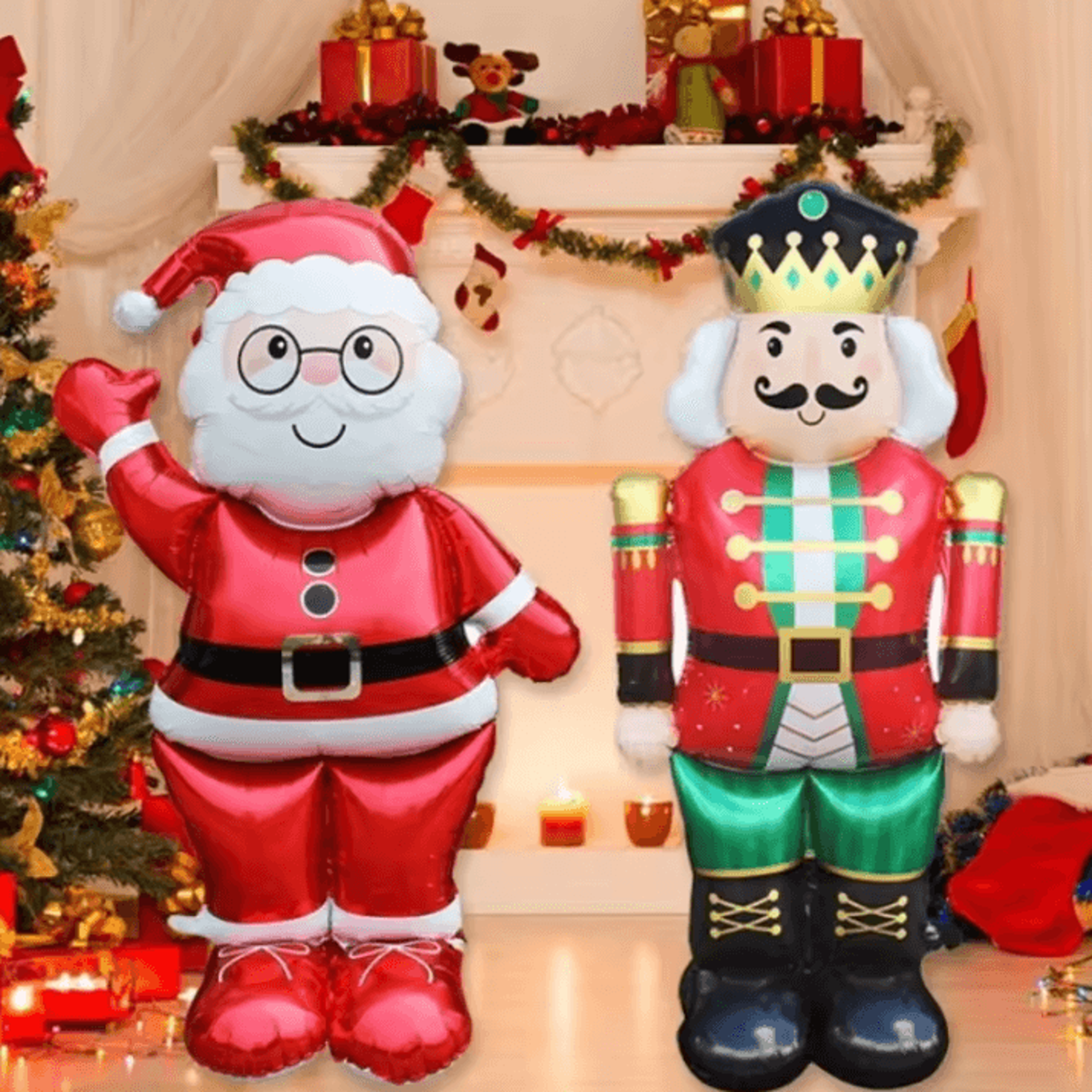 Standing Foil Balloon  Christmas Balloon For Festive Xmas Party Decor  Holiday Home Decorations 1