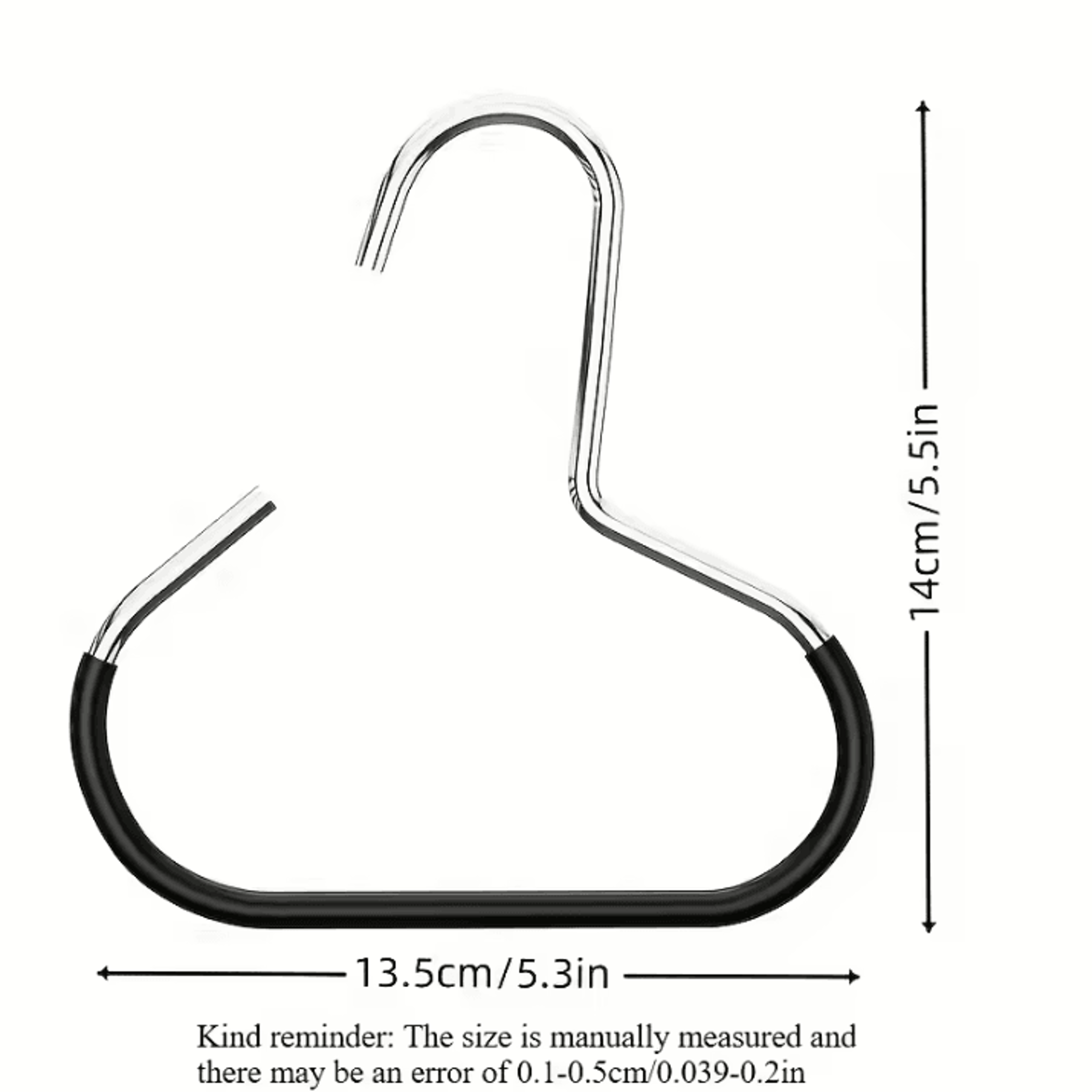 Durable Stainless Steel Hat Hanger  NonSlip Hanging Hooks For Wardrobe Storage Organizer  MultiPurp 5