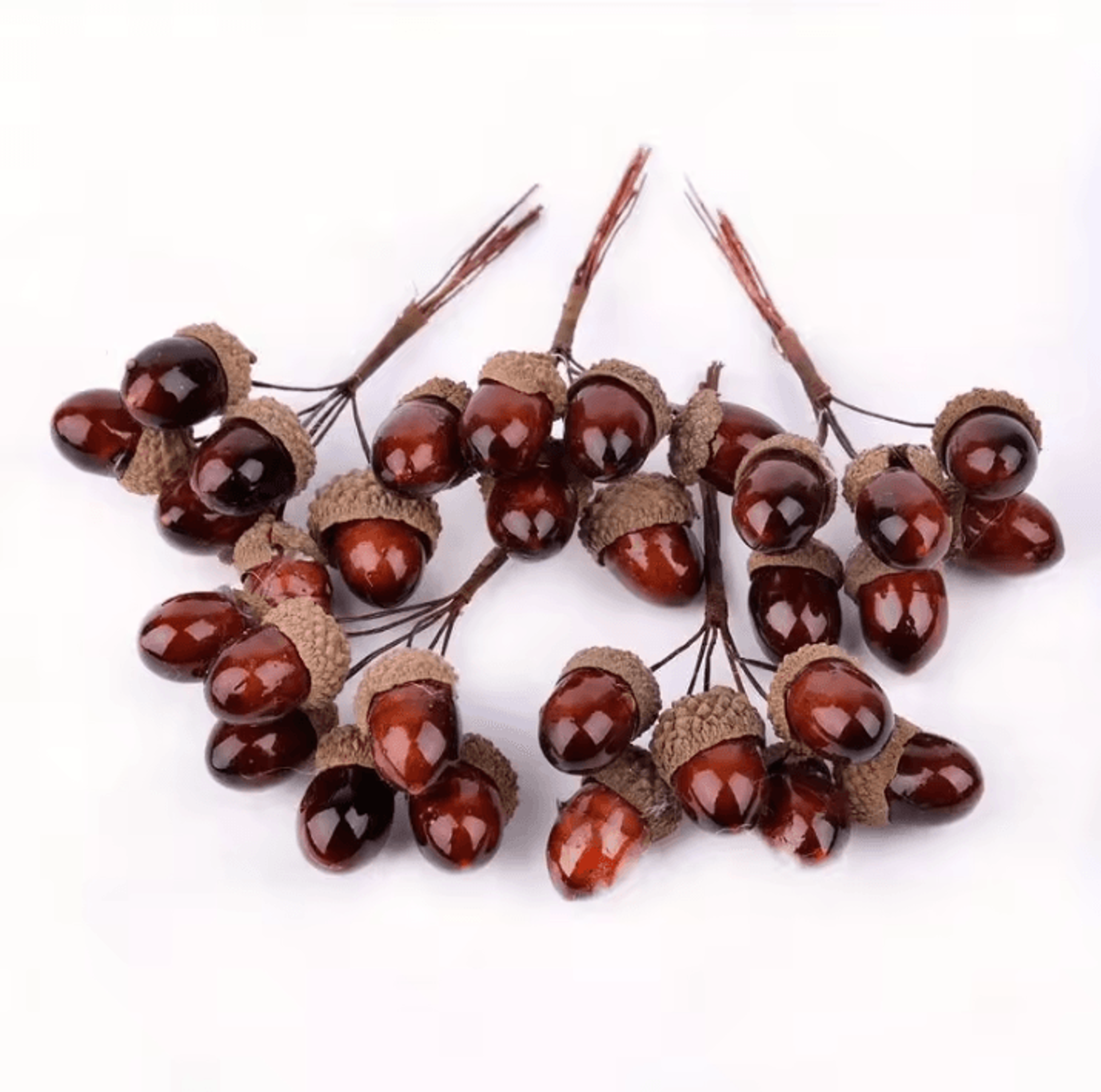 12Pcs2set Decorative Artificial Pine Cone Bouquets  Realistic Pine Berry Flowers For Autumn Home De 3
