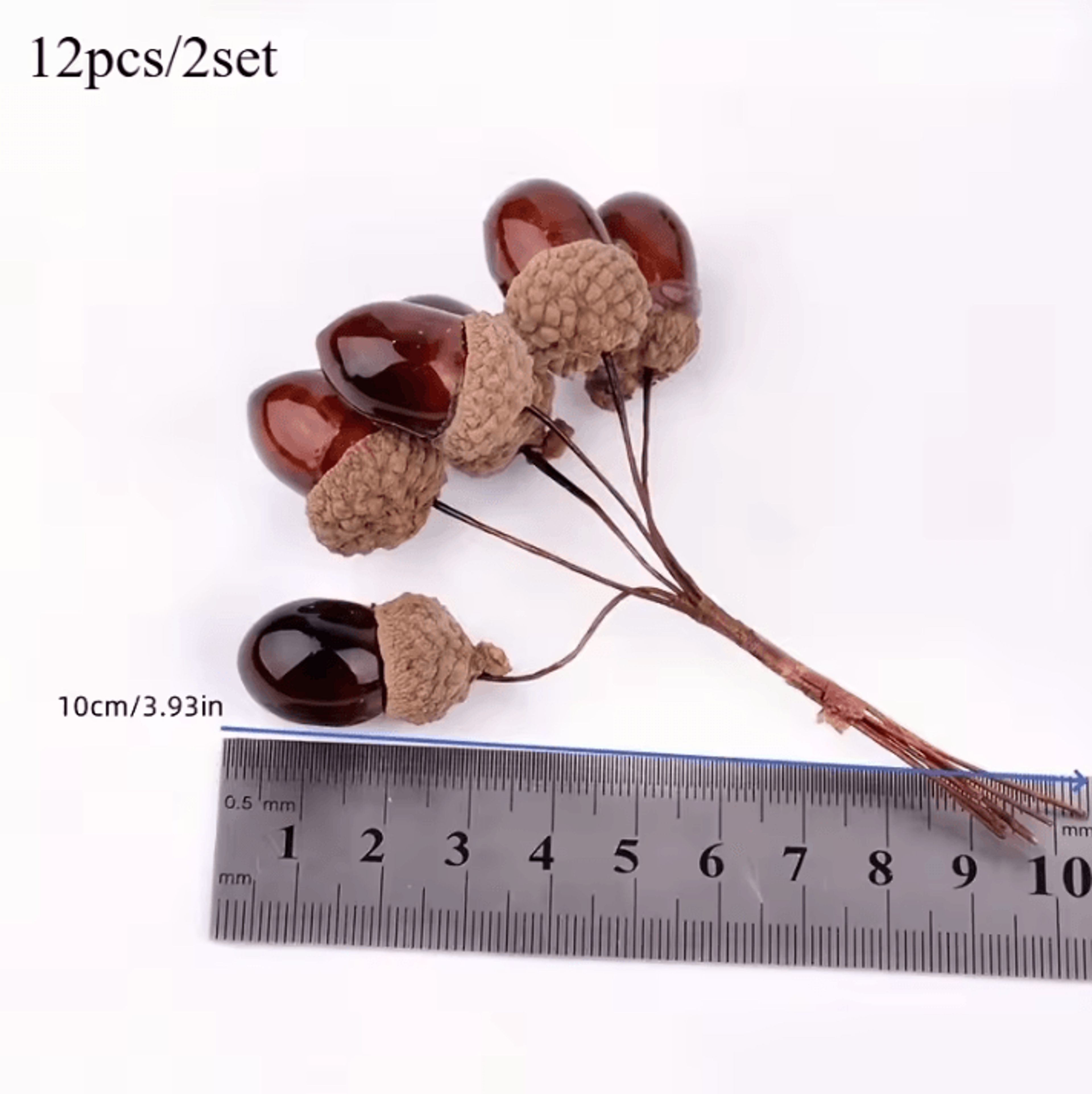 12Pcs2set Decorative Artificial Pine Cone Bouquets  Realistic Pine Berry Flowers For Autumn Home De 5