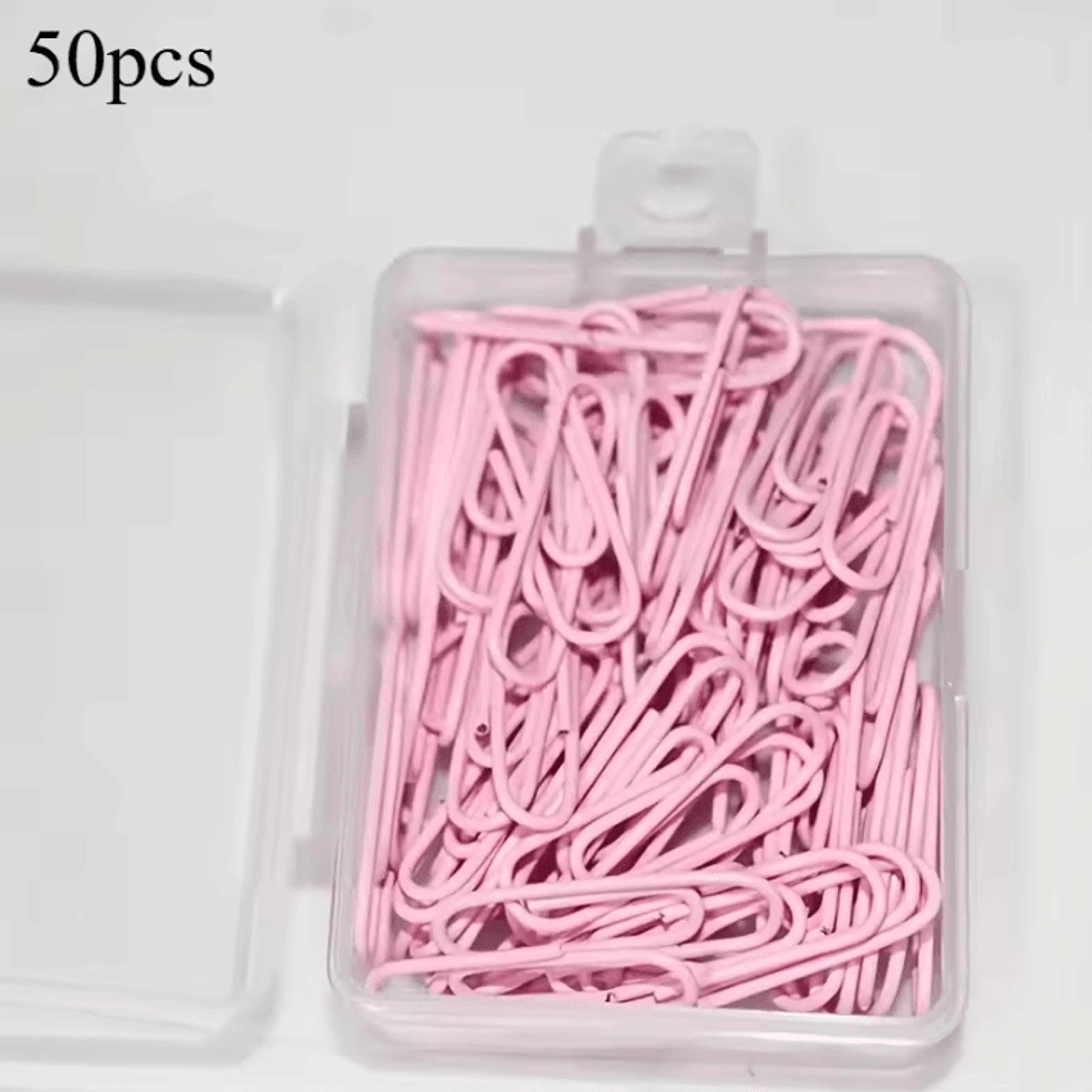 50 Piece Metal Paperclips  Paper Binder Clips And Document Bookmarks For School And Office Supplies 5