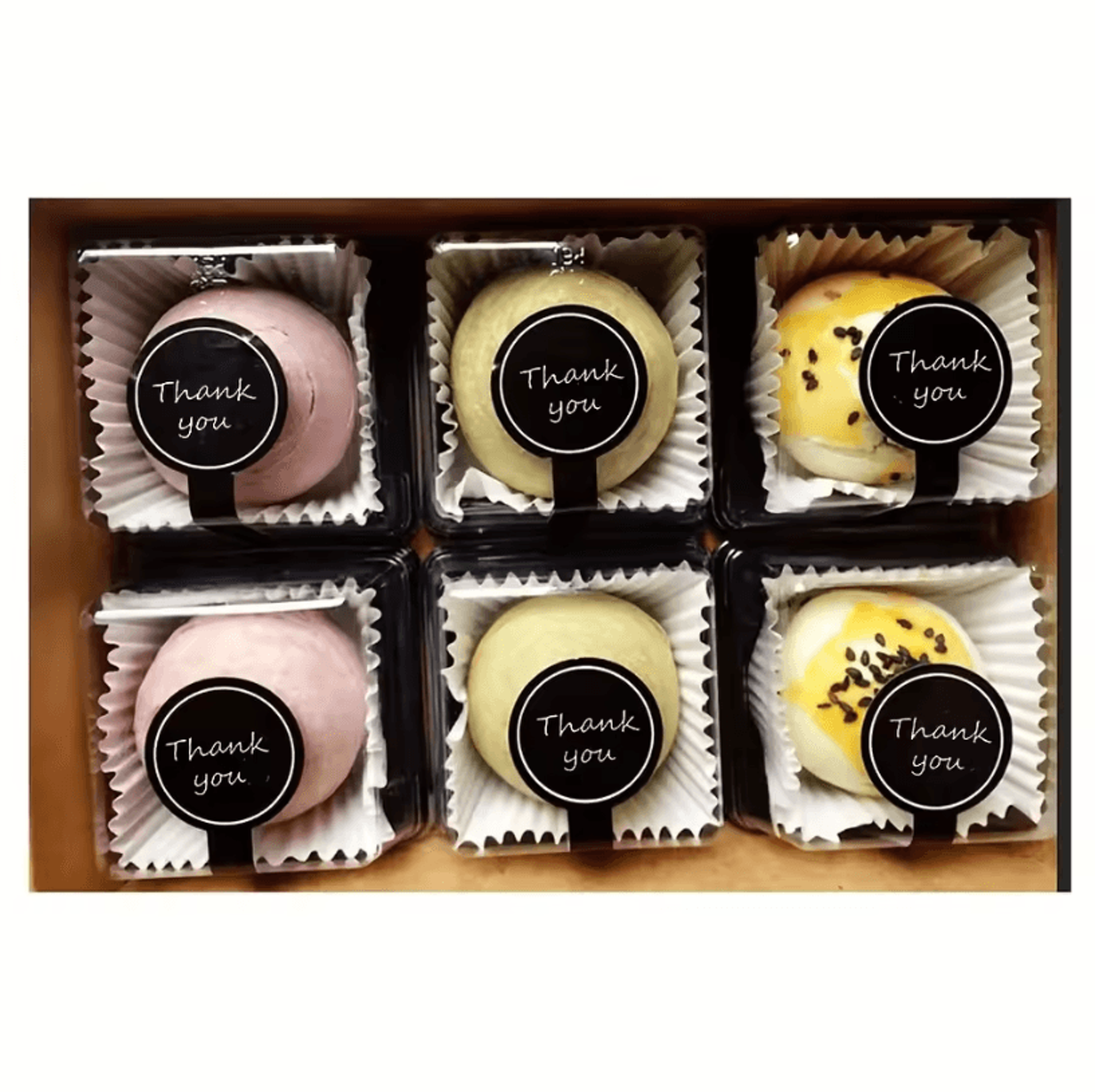 Black Thank You Stickers  Long Sealing Label Stickers 394 By 118 Inches For Pudding Bottle Stickers 3