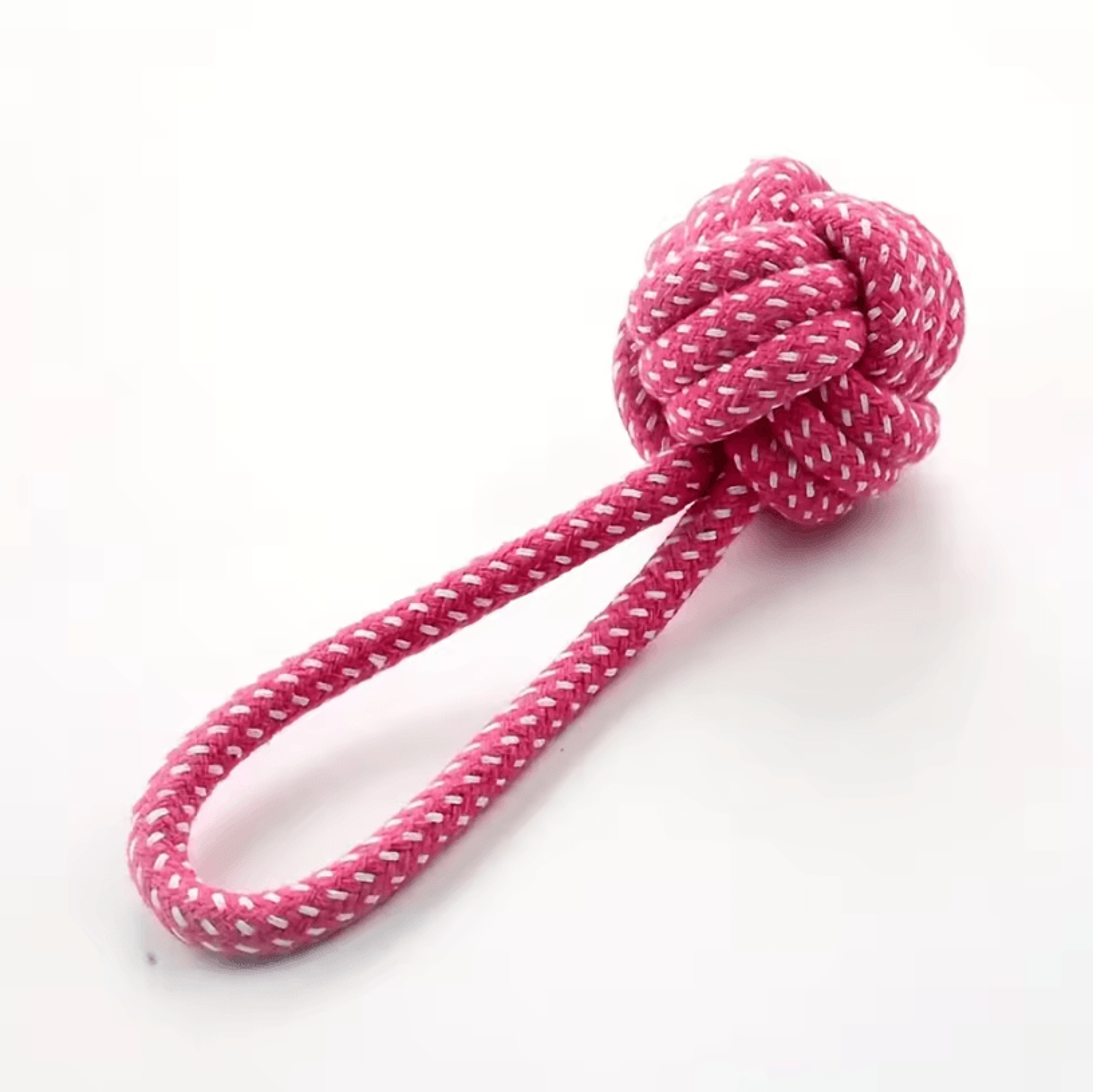Braided Rope Dog Toy For Interactive Tug Of War And Dental Care Chewing  Small To Medium Breed Pet  3