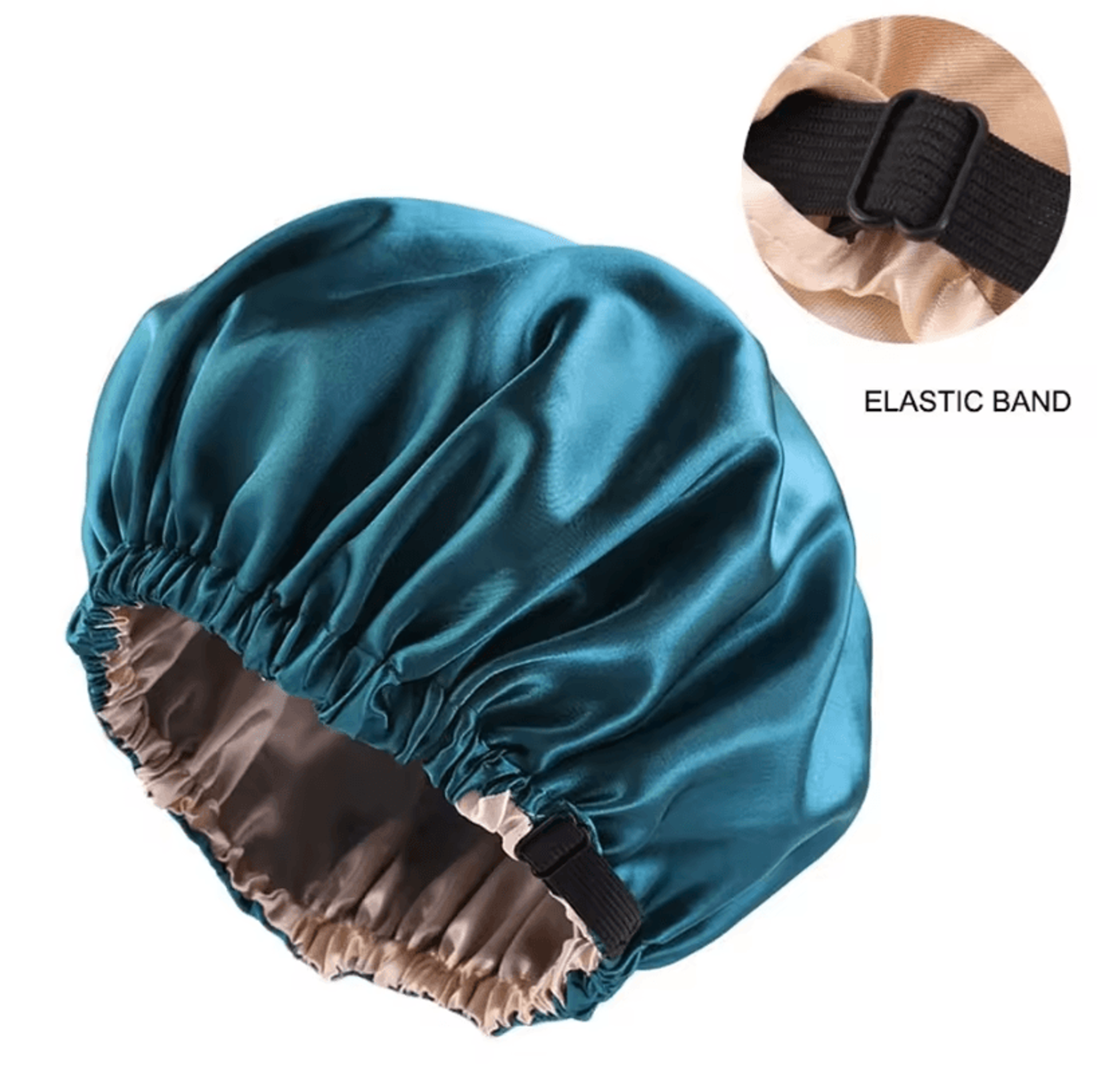 Satin Hair Cap For Sleeping Silk Night Hair Care Hat With Adjustable Button Headwear 8