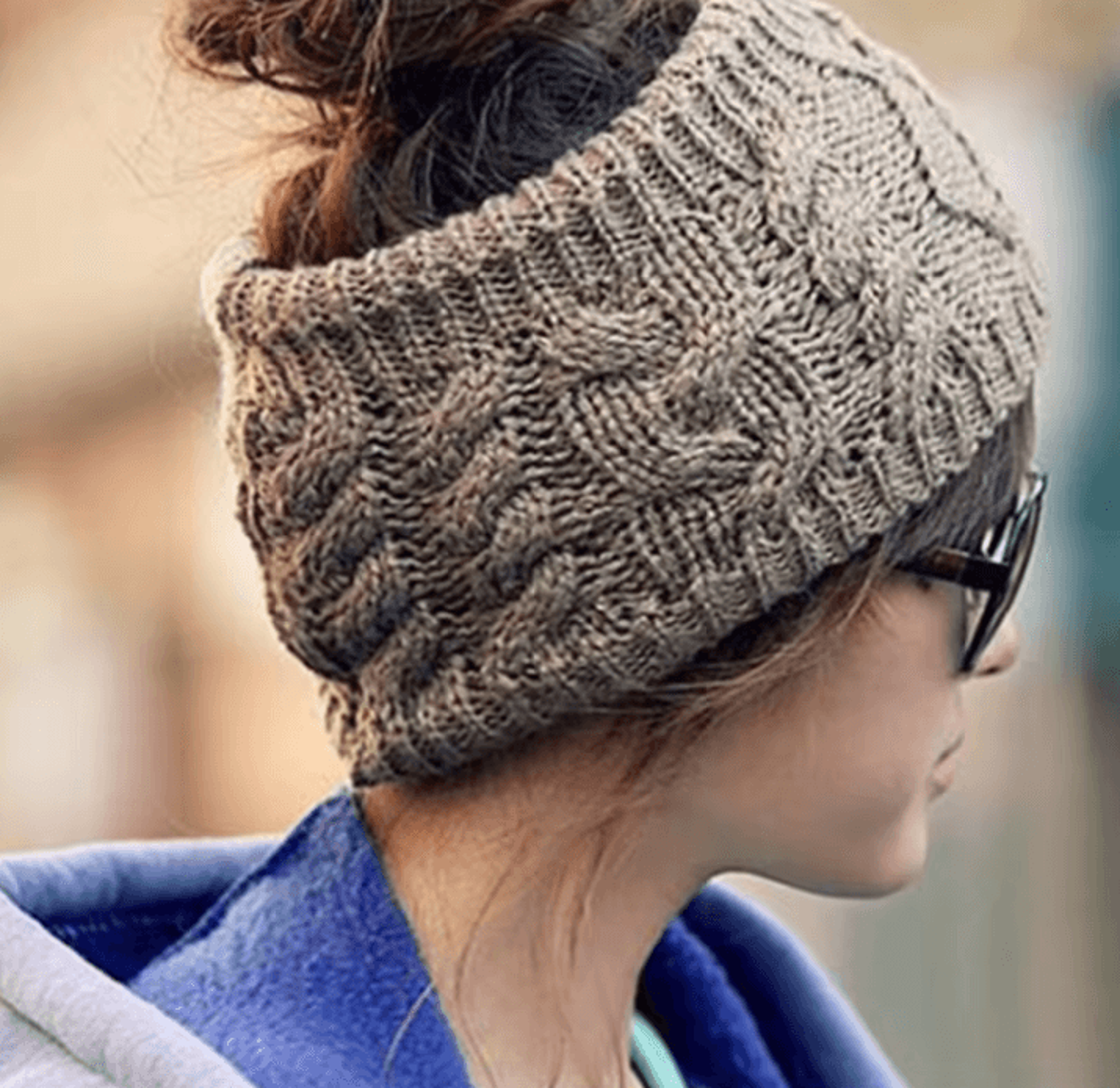 One Size Warm Winter Skullies Beanie Solid Color Knit Wool Hat Fashion Snow Cap For Women 0