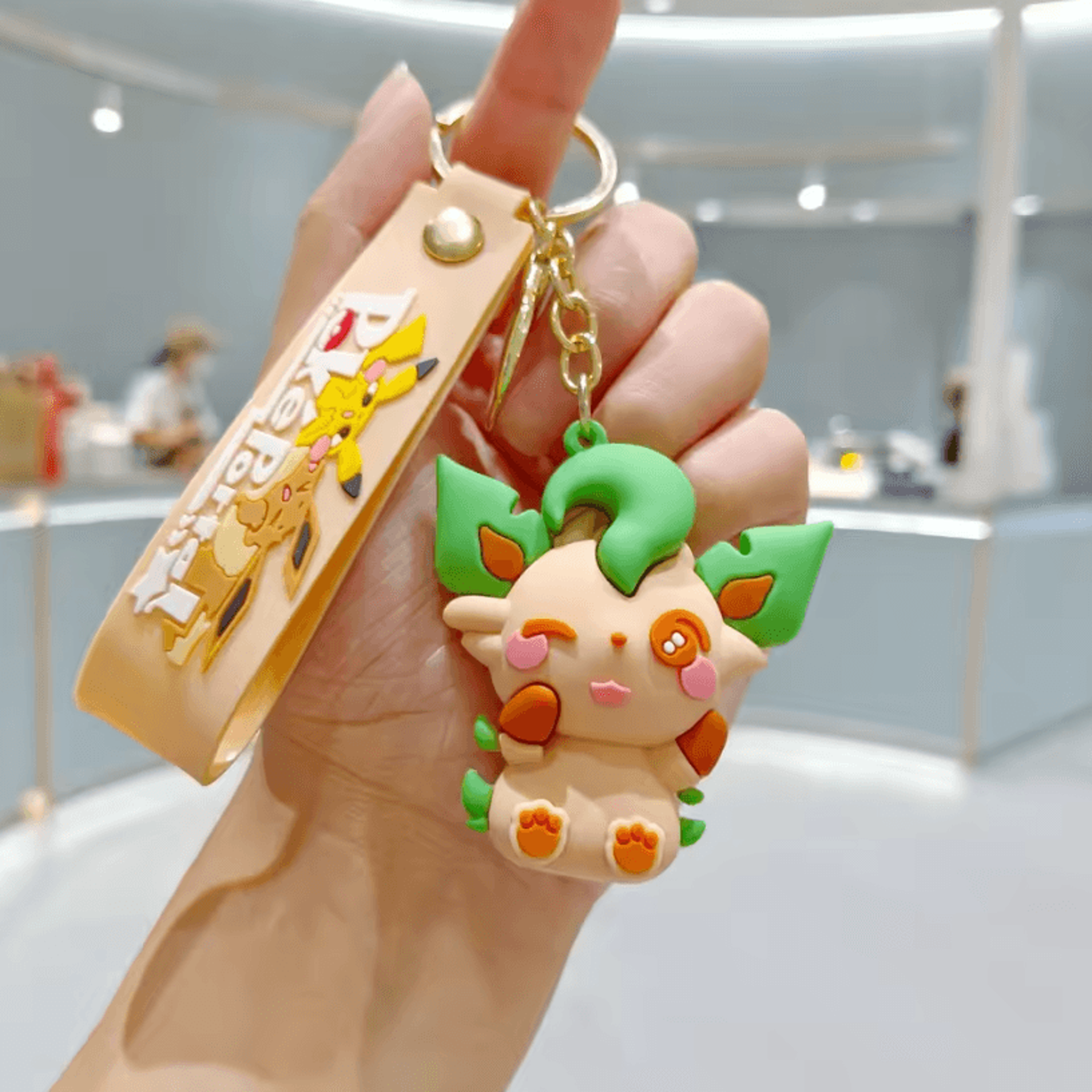 pokemon pokemon keychain cute cartoon pvc bag charm accessory for school bag and car, small gift for kids