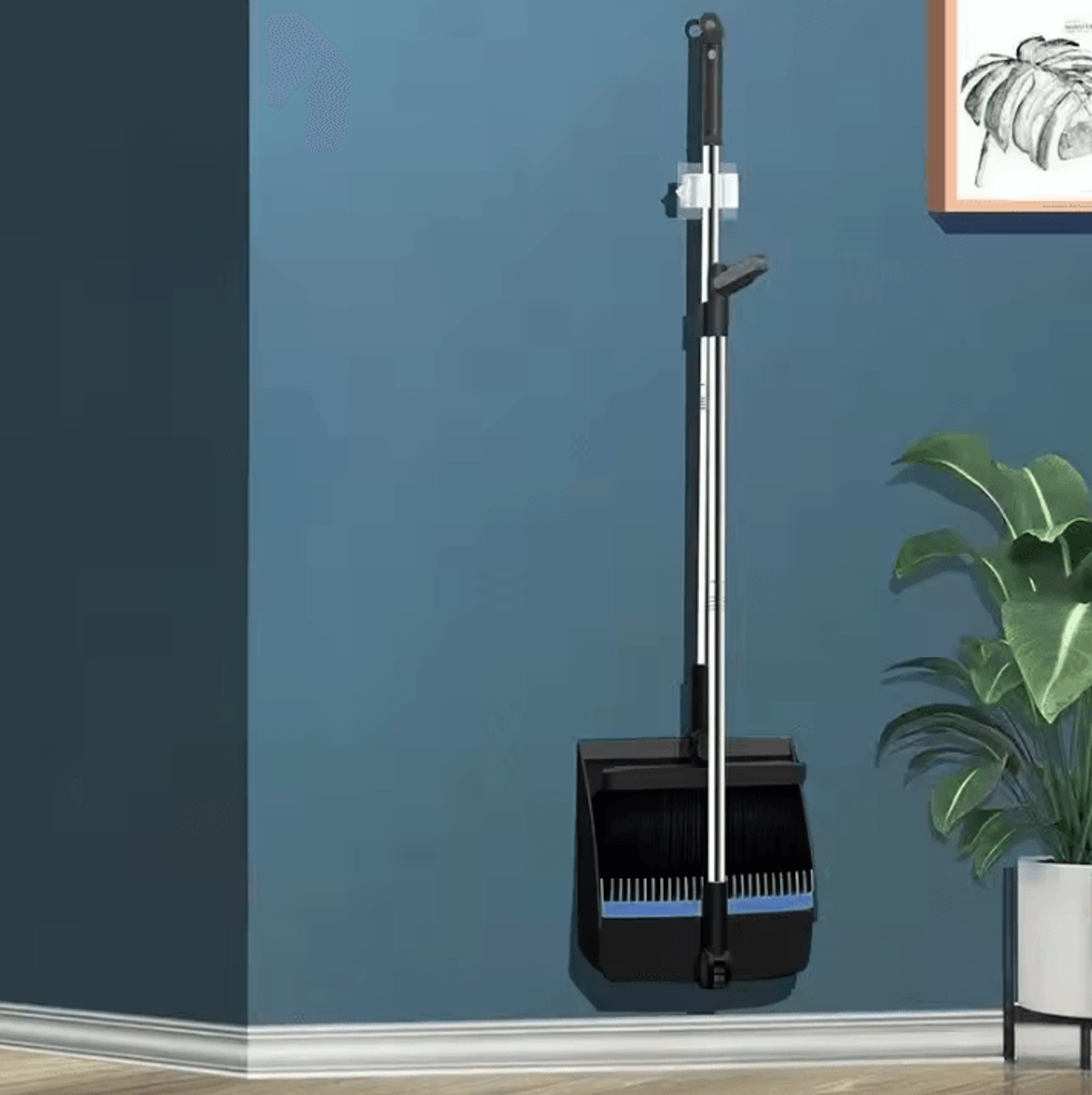 Household Broom And Dustpan Set With Foldable Dustpan And Individual Sweep Brush For Easy Home Clea 3