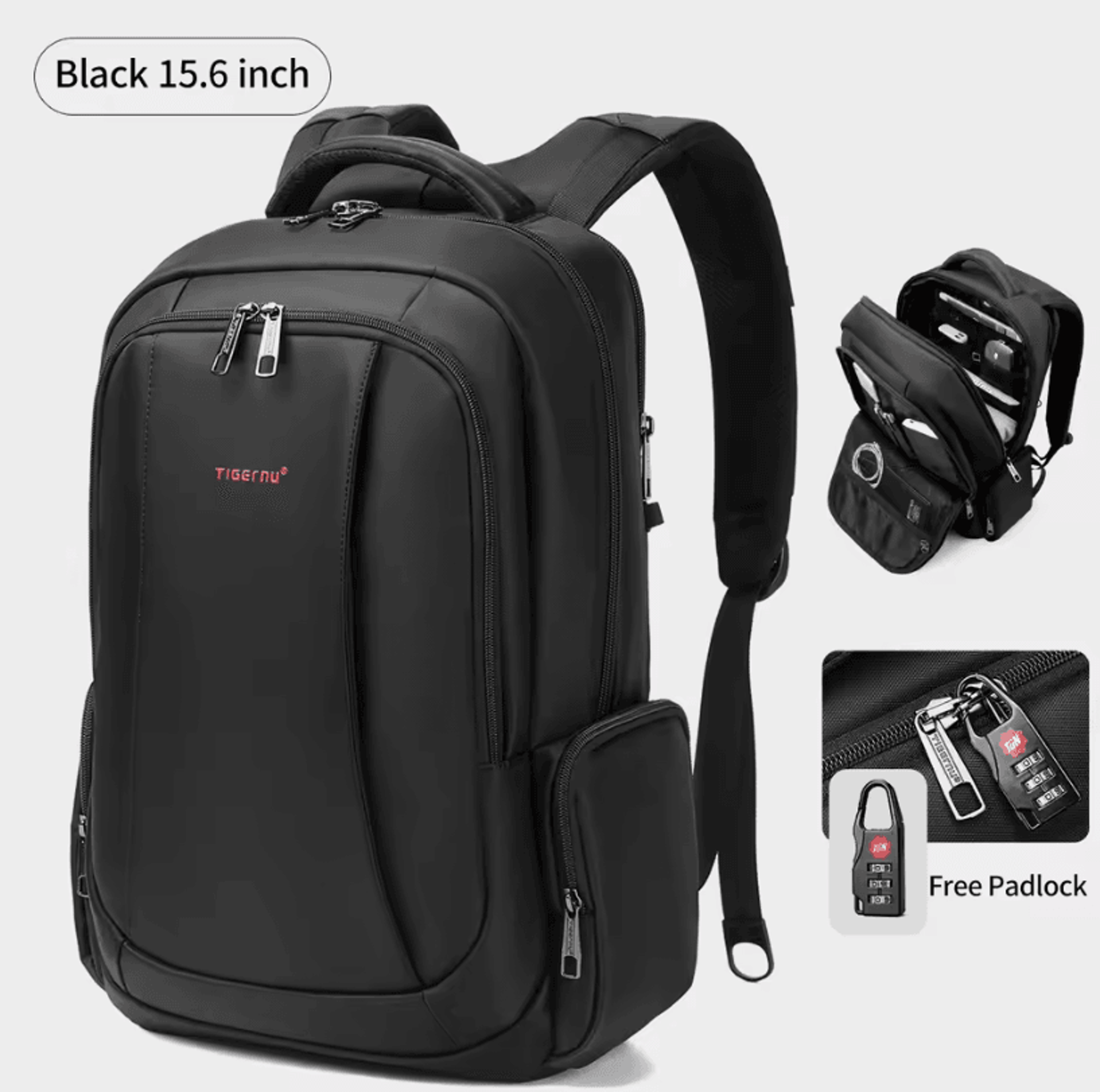 Tigernu Large Capacity Laptop Backpack For Men With Vacuum Compression Design  14 1561 73 Inch Scho 8