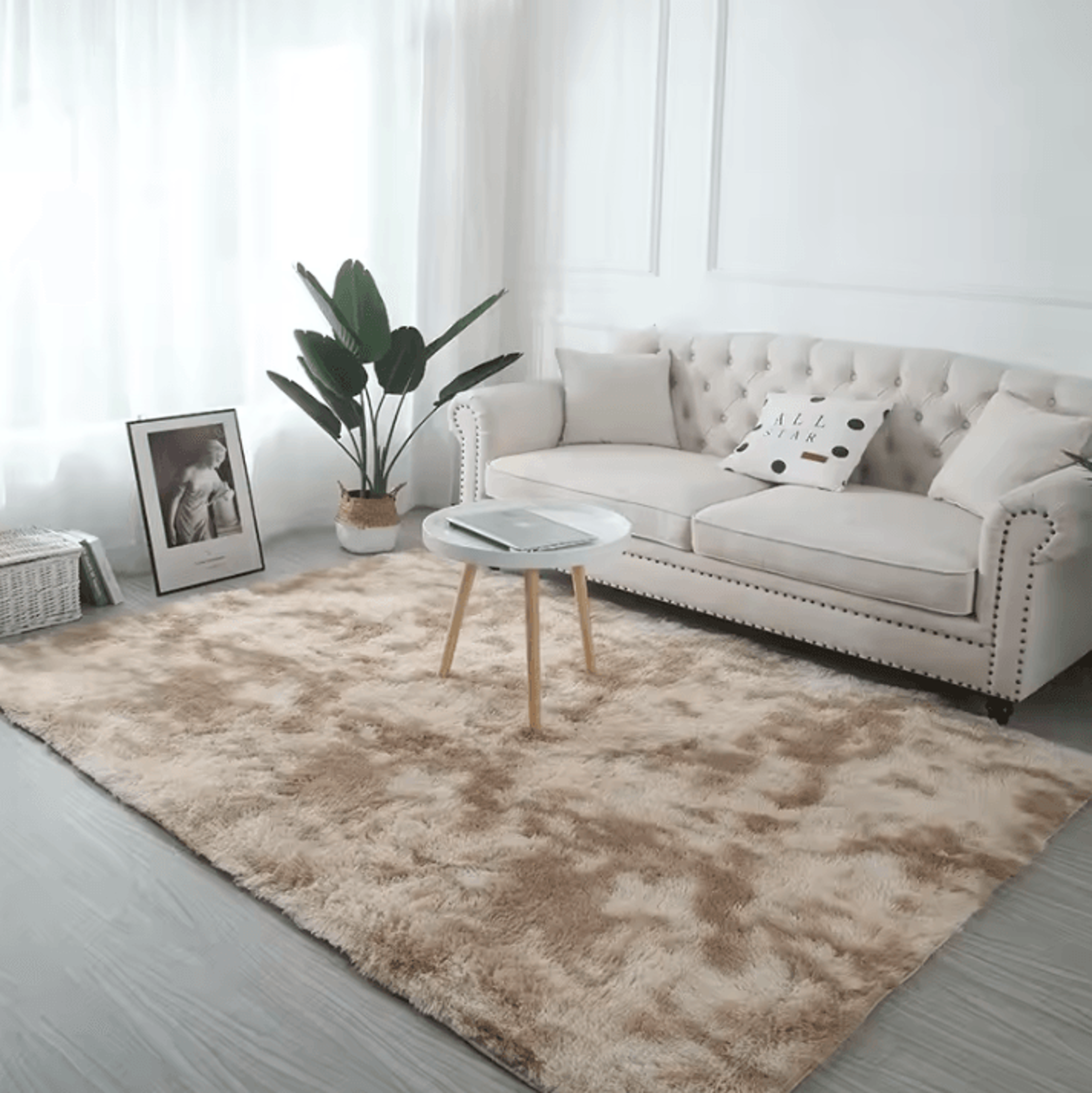 TieDye Plush Rug Soft NonSlip Floor Mat For Living Room Bedroom And Kids 12