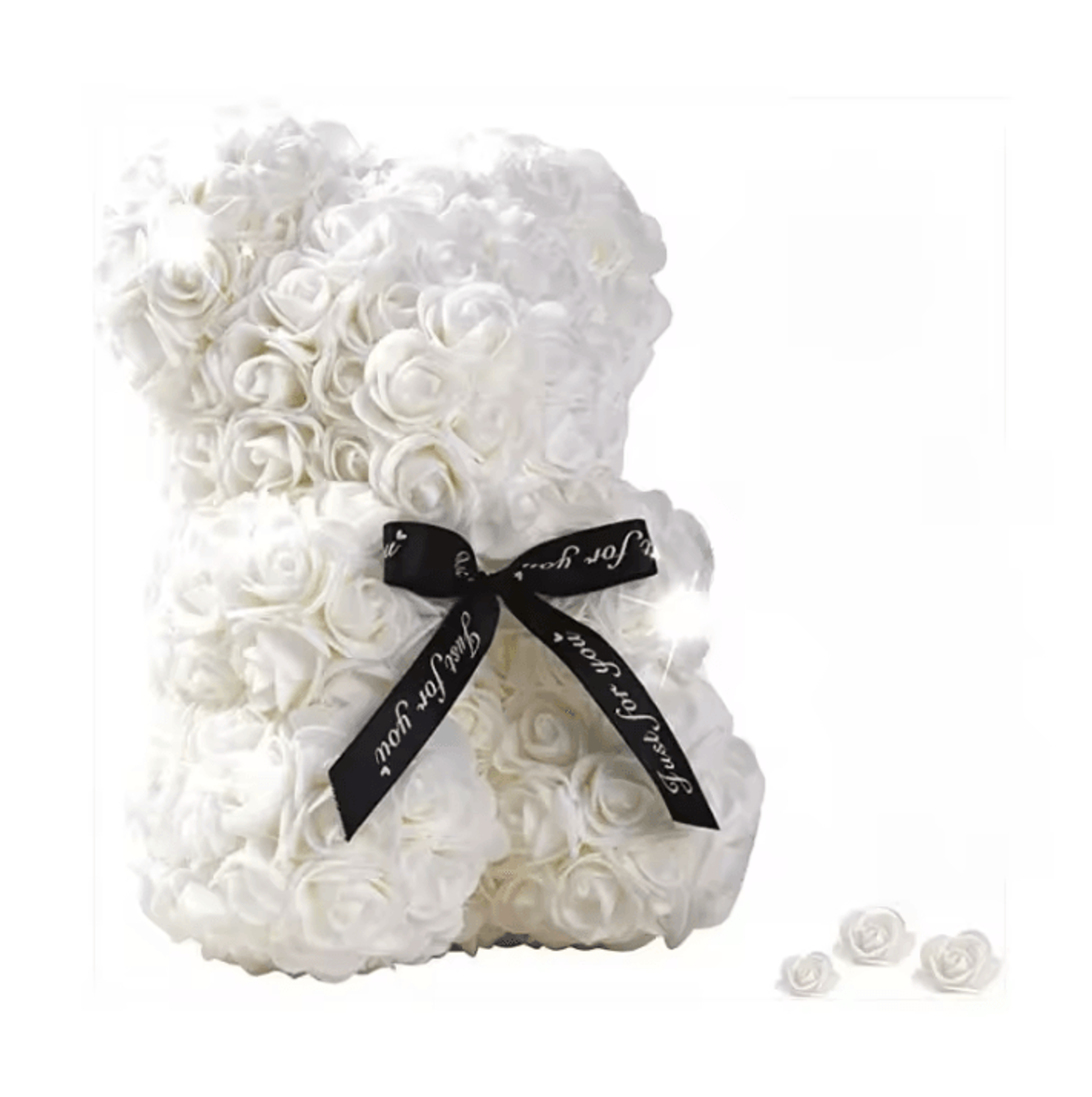 2025 New Eternal Rose Teddy Bear Artificial Flower Gift For Mom And Romantic Occasions 4