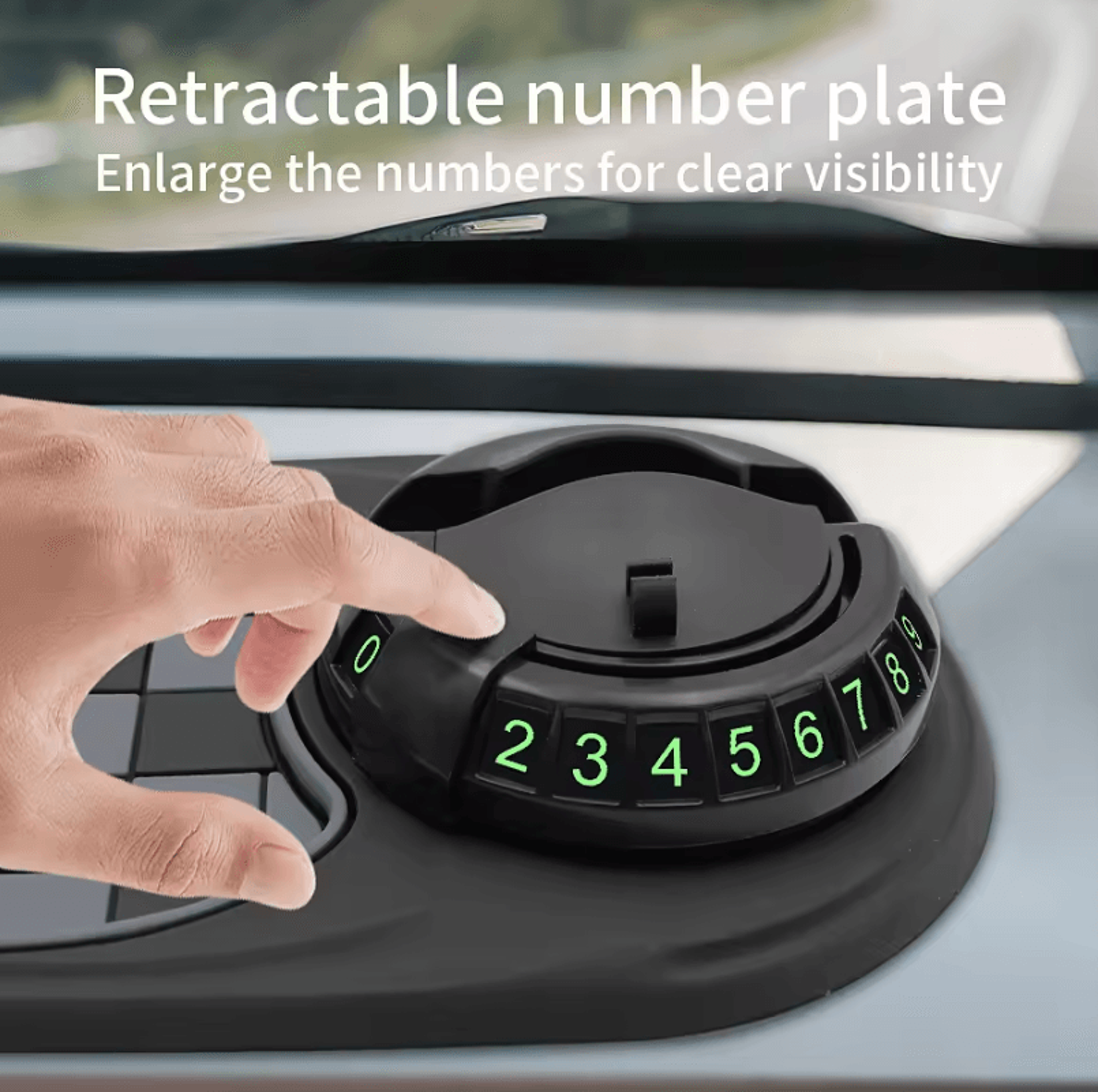 3in1 Dashboard Phone Holder  AntiSlip Car Phone Mount With 360 Degree Rotation And NonSlip Adhesive 2