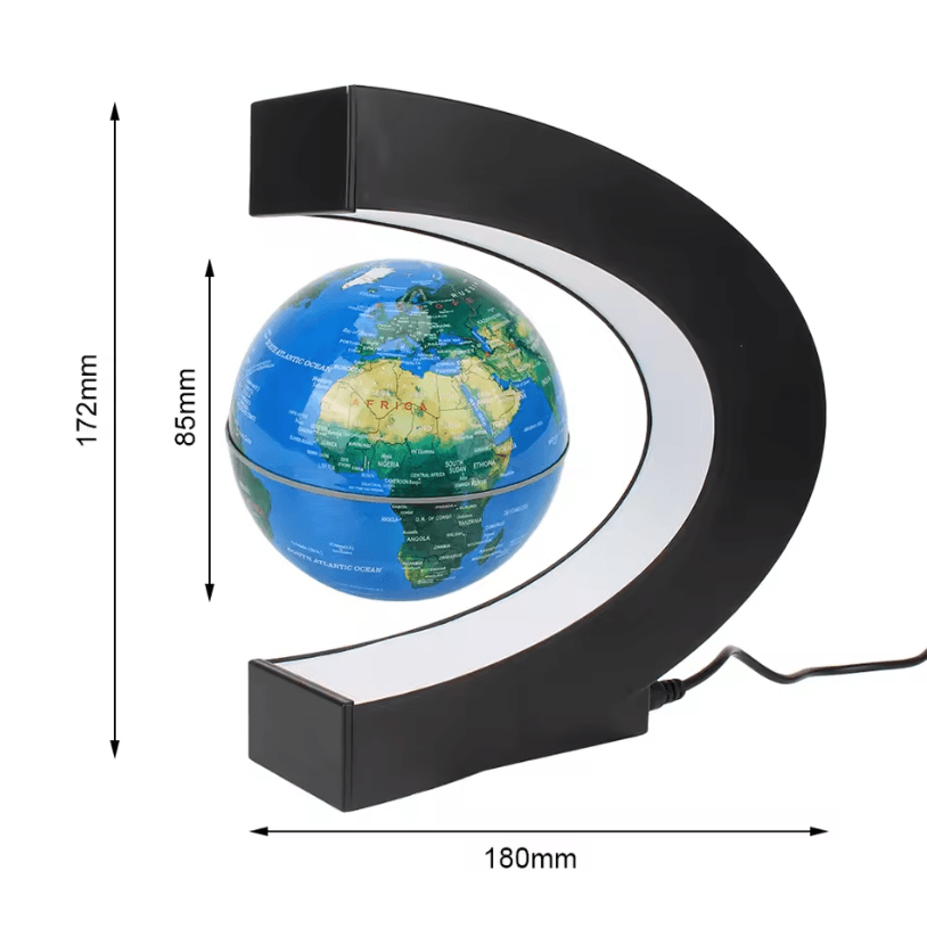Floating Magnetic Levitation Globe LED World Map Lamp  Antigravity Lamp Decoration For Home And Gif 5