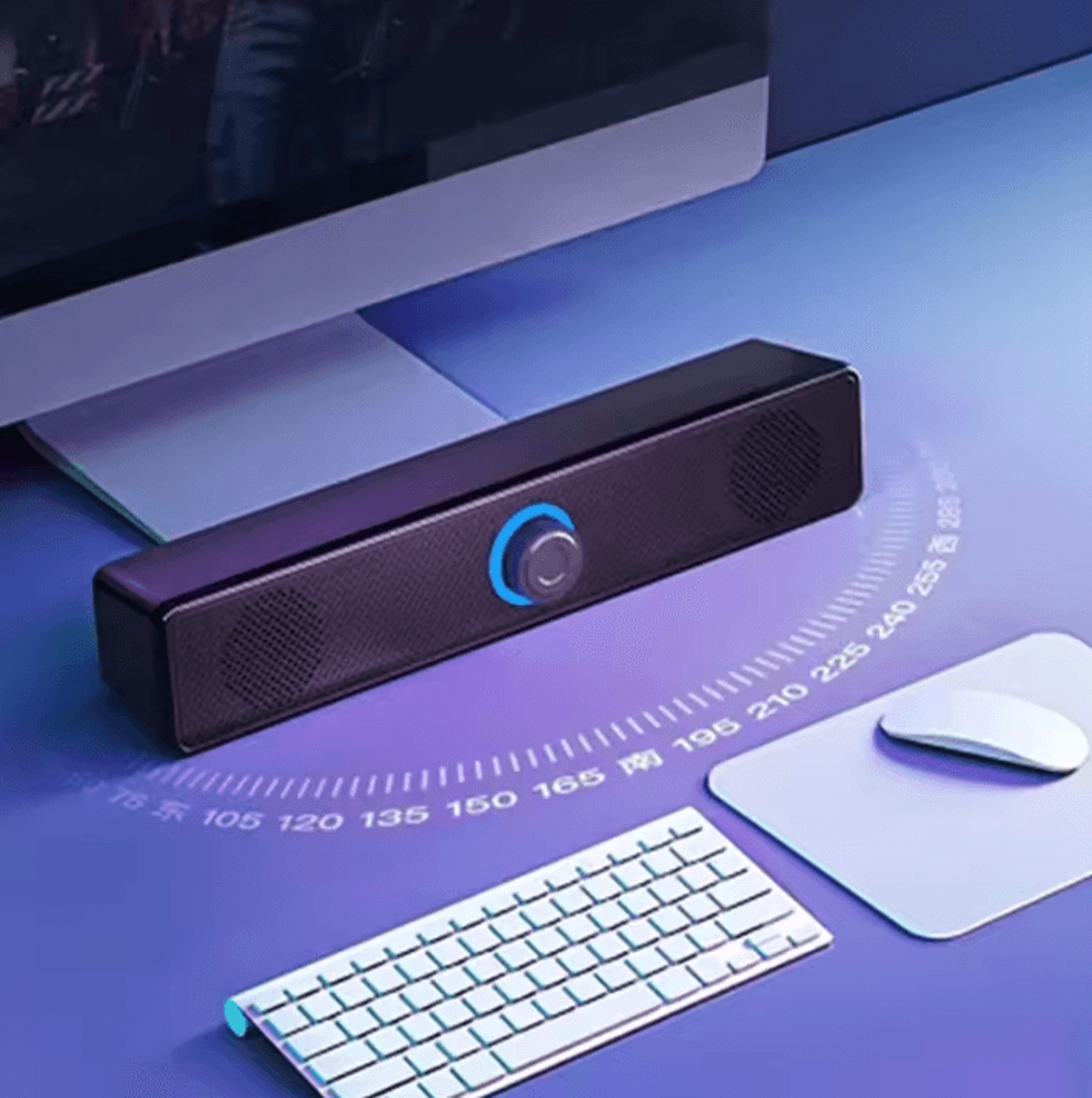 Bluetooth 4D Surround Sound System  Home Cinema Soundbar With TV Subwoofer And Powerful Stereo Spea 1