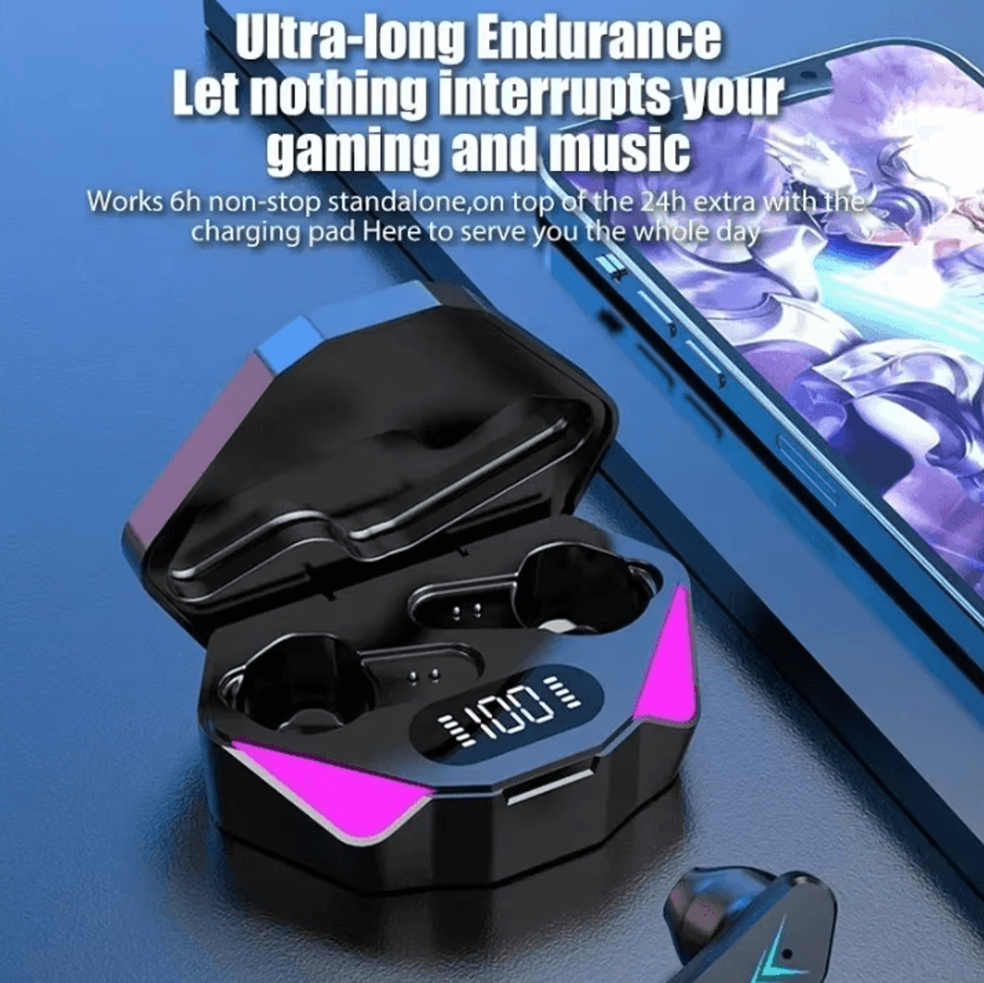 X15 Bluetooth Gaming Earbuds  TWS Low Latency Wireless Headset With Mic For Gamers And HandsFree Us 1