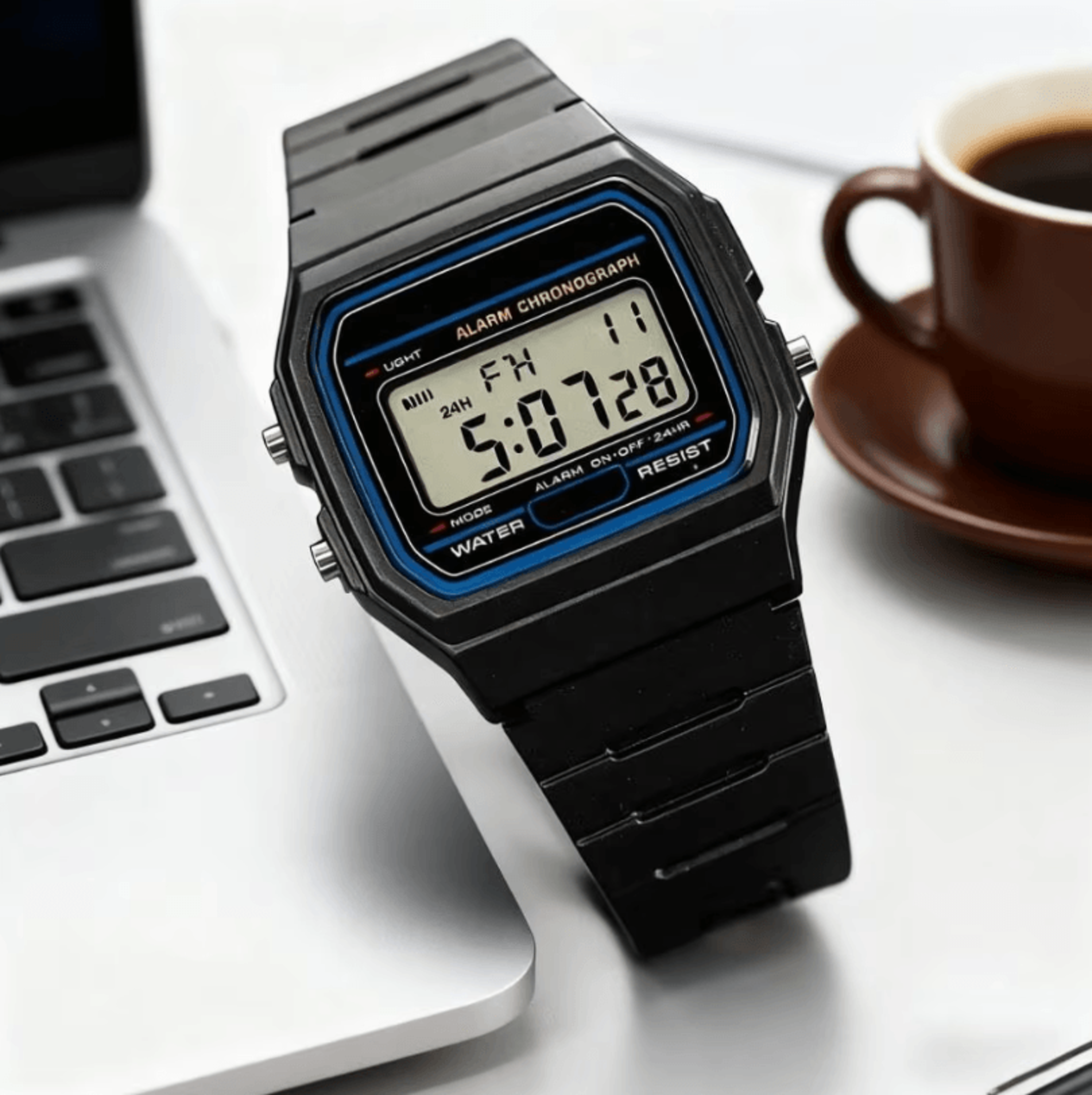 Minimalist LED Sports Watch For Men  Square Digital Wristwatch With Casual Display 2