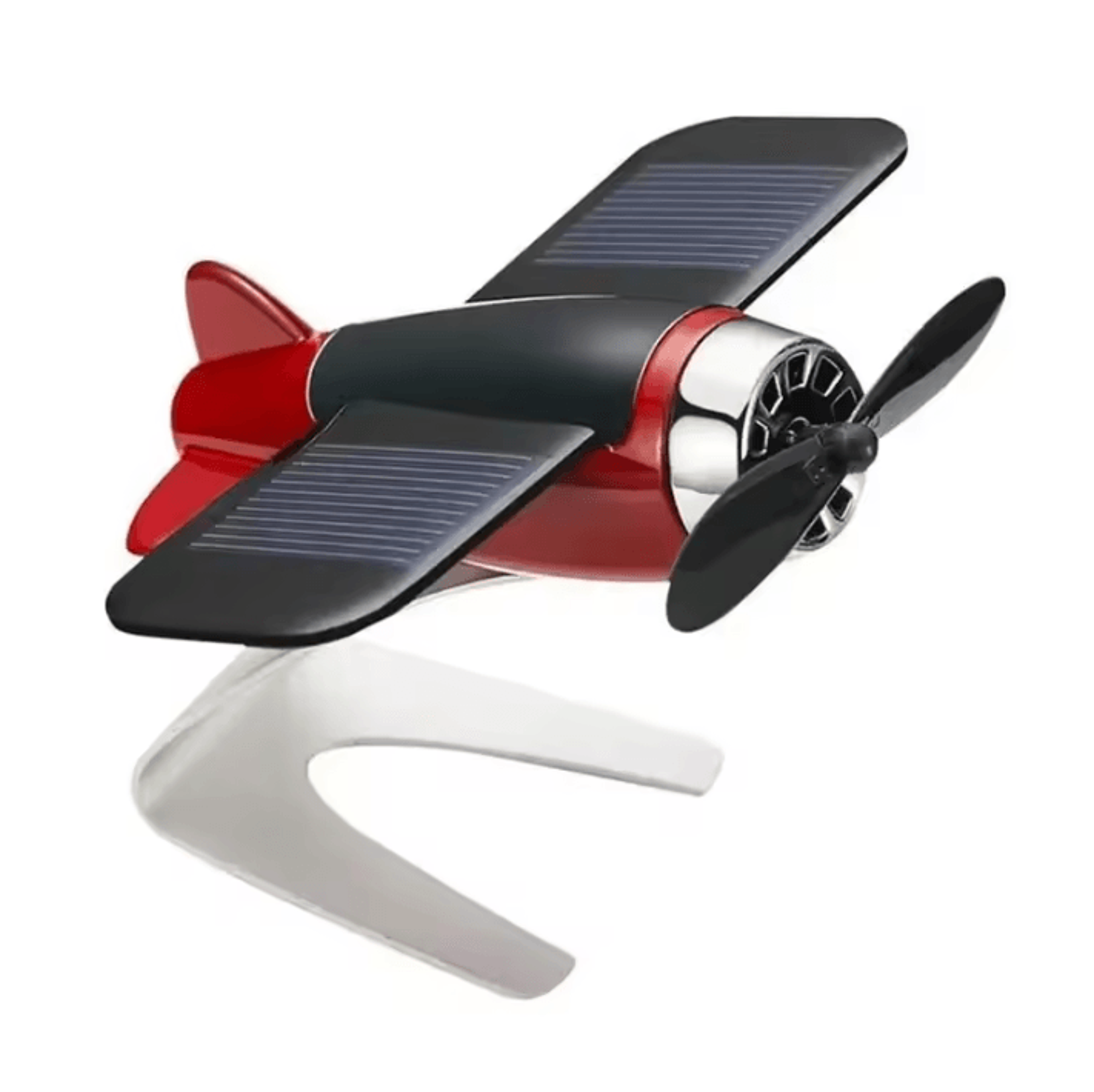 Unique Solar Airplane Car Decoration  Creative Car Dashboard Ornament And Desktop Gift For Men Wome 4