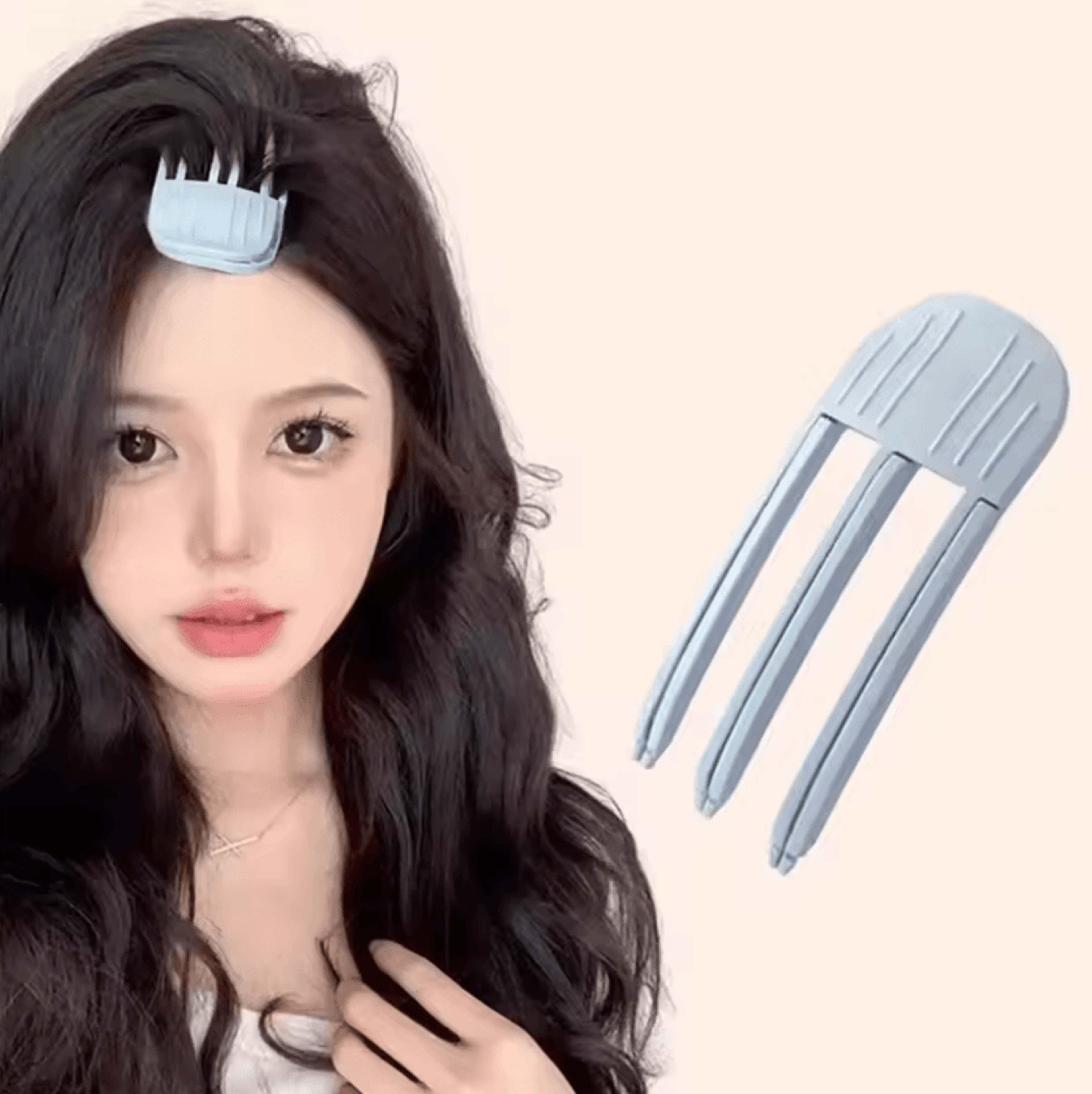 Fluffy Hair Clip Set For Men And Women Quick Fluffy Hair Clip With Bangs Hair Styling Roll Salon To 5