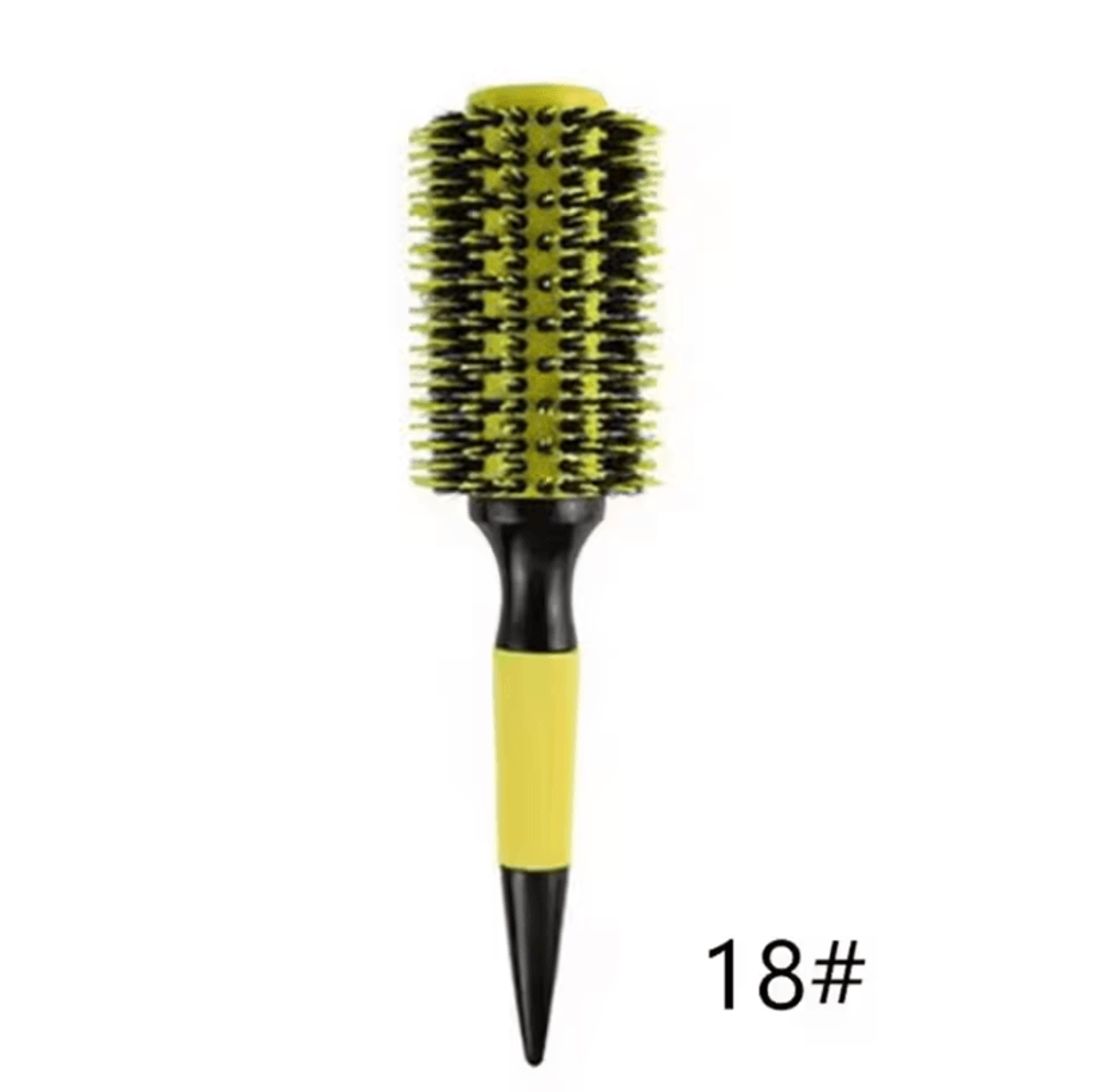Professional Rolling Hair Brush With Nylon Bristle And Aluminum Barrel Round Comb  Barbershop And H 10