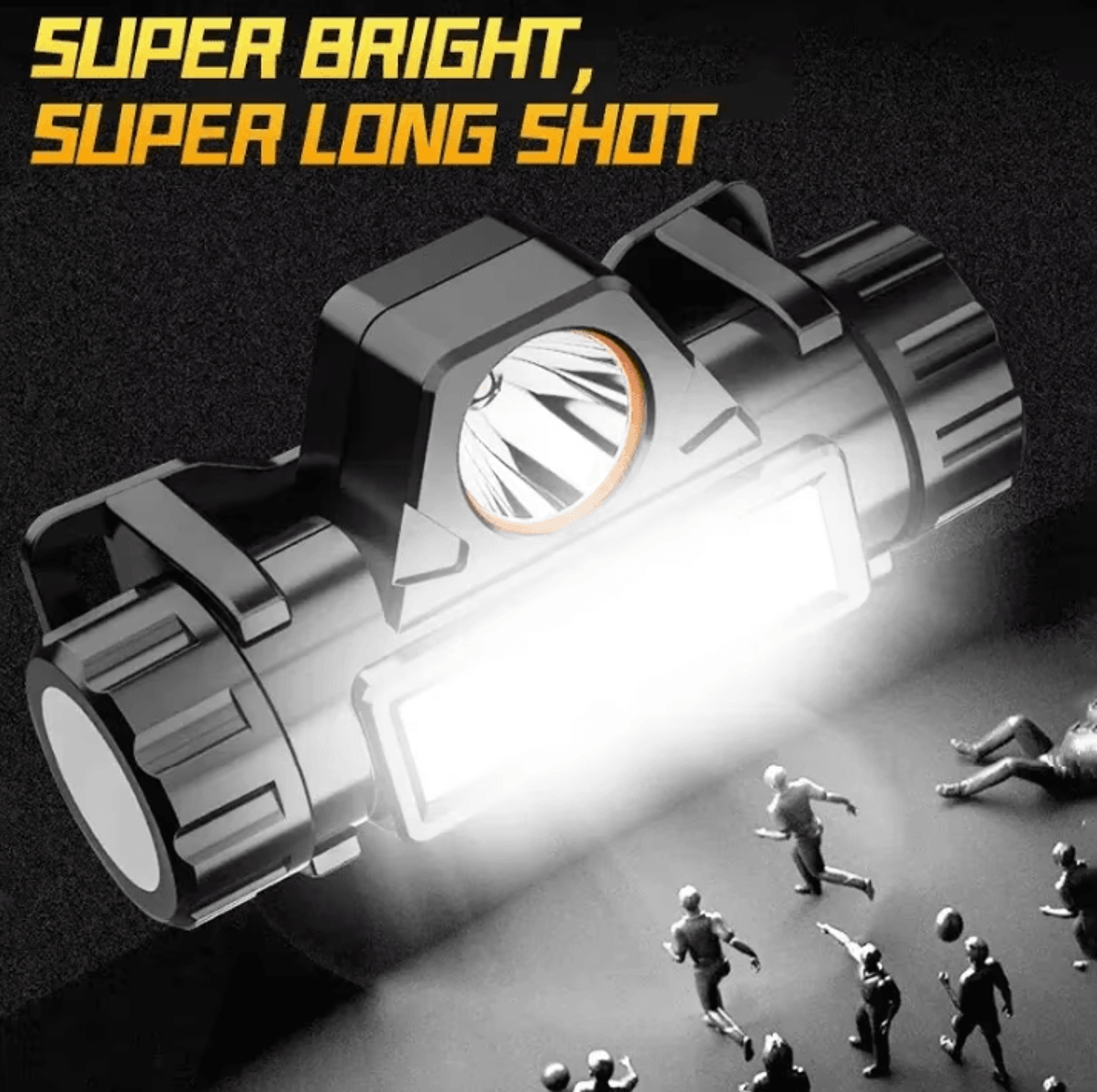 Outdoor Rechargeable LED Headlamp With Magnetic Mount And Long Battery Life 3