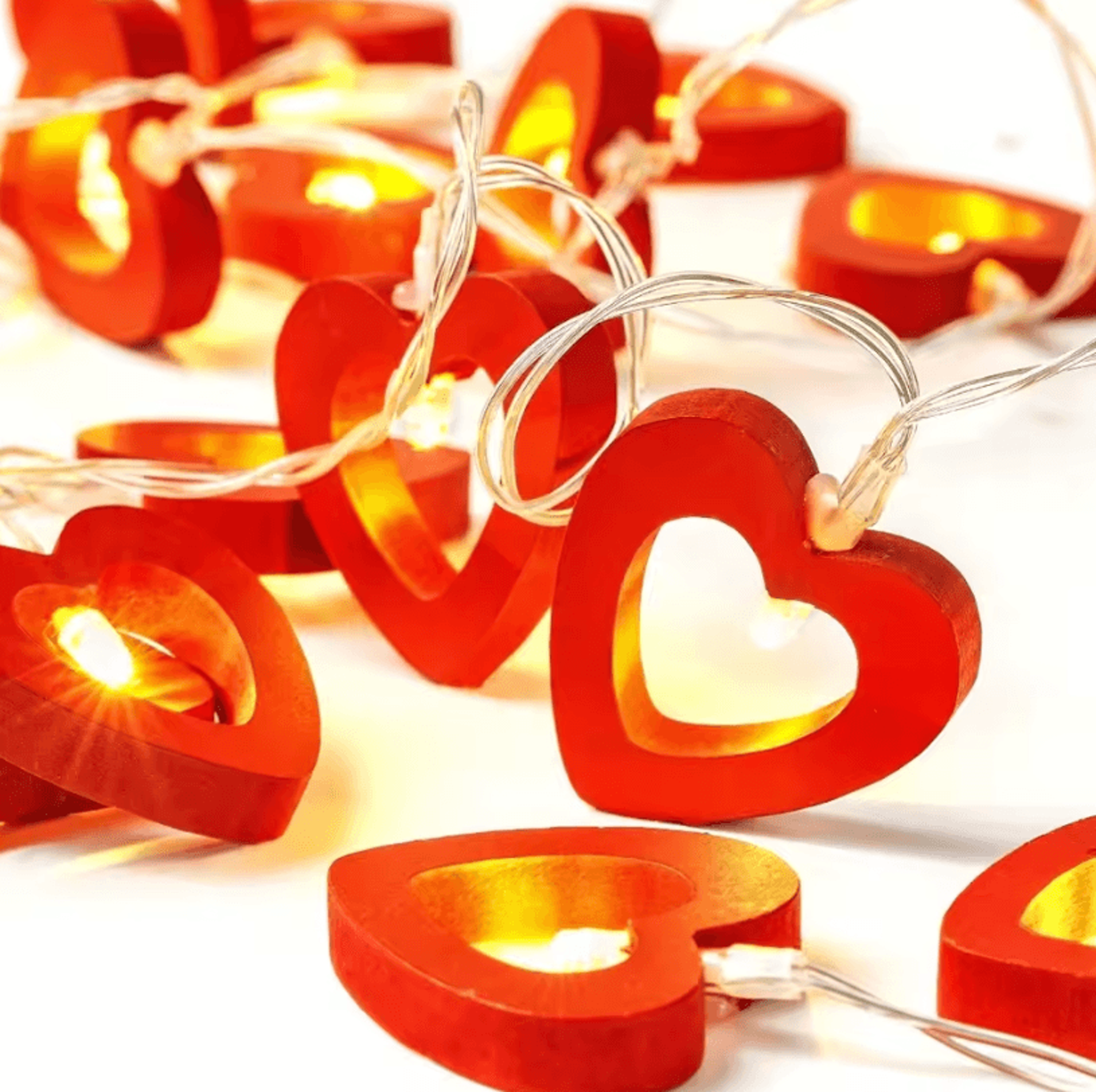 10Pcs Love LED String Lights For Wedding Valentines Day Christmas Party Decor 4
