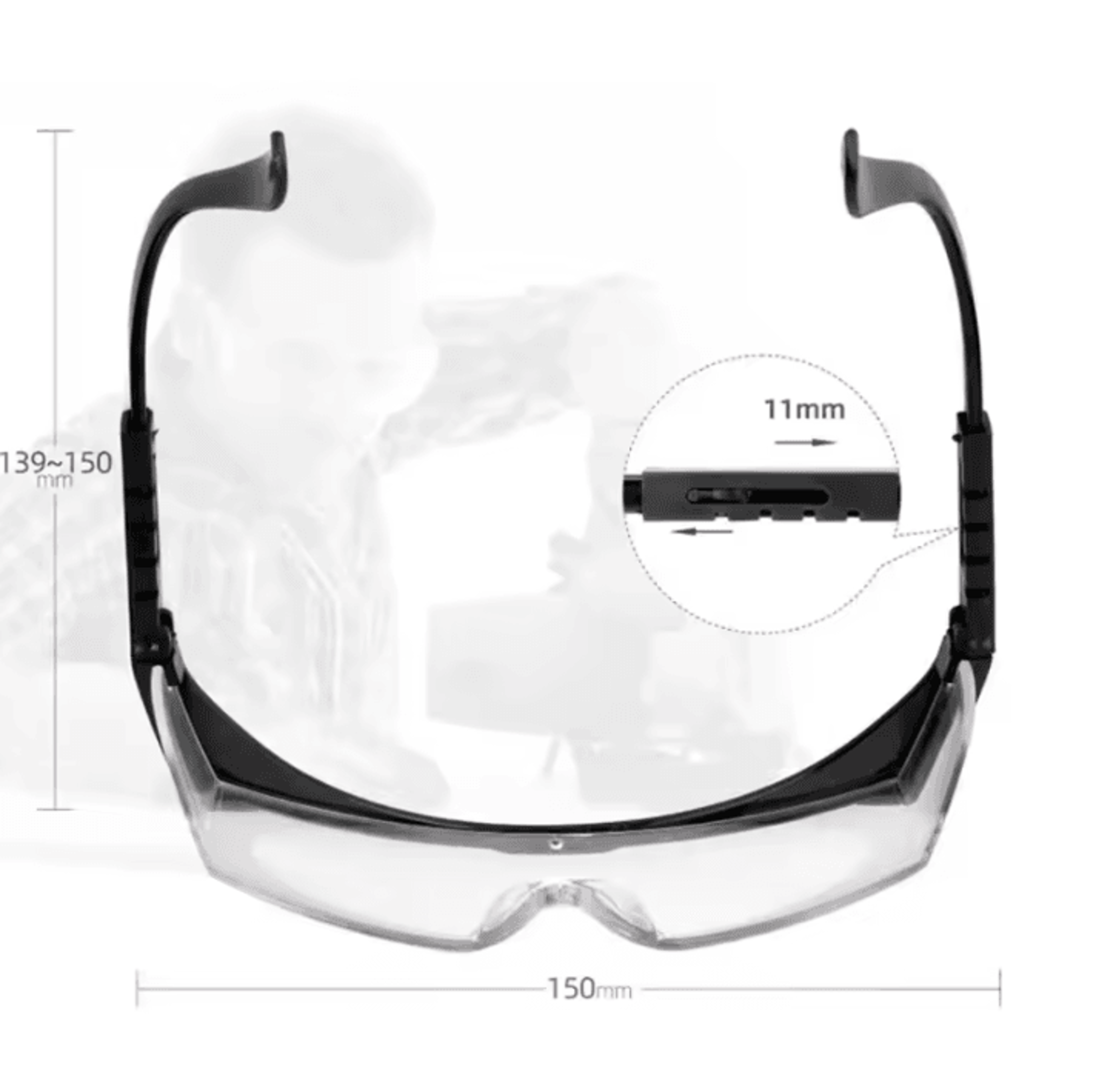 1Pc AntiSplash Safety Protective Goggles Waterproof And Dustproof Eye Protection Glasses 3
