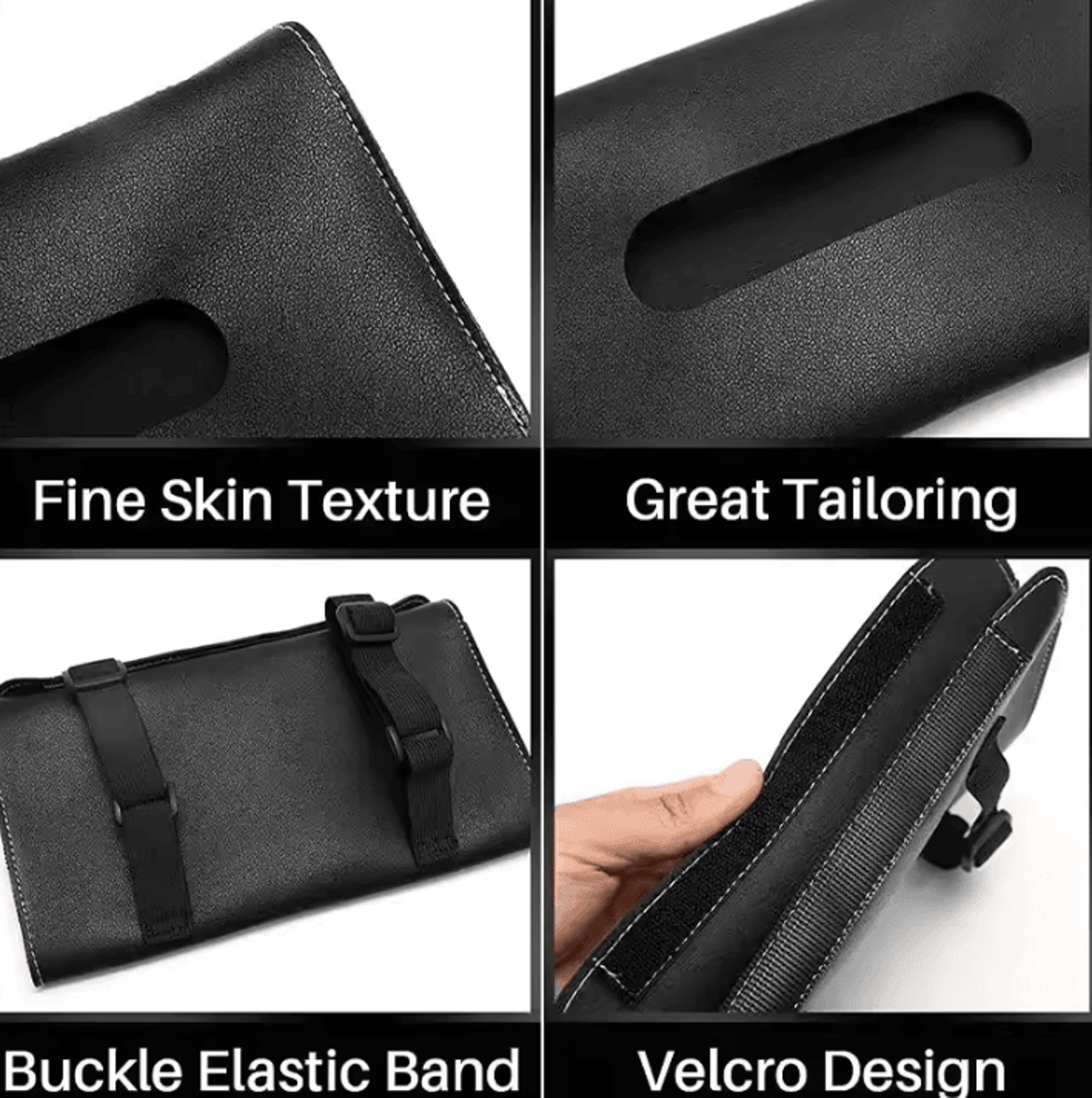 Detachable PU Leather Tissue Box Car Visor Storage Accessory For SUV Sedan And Truck 4