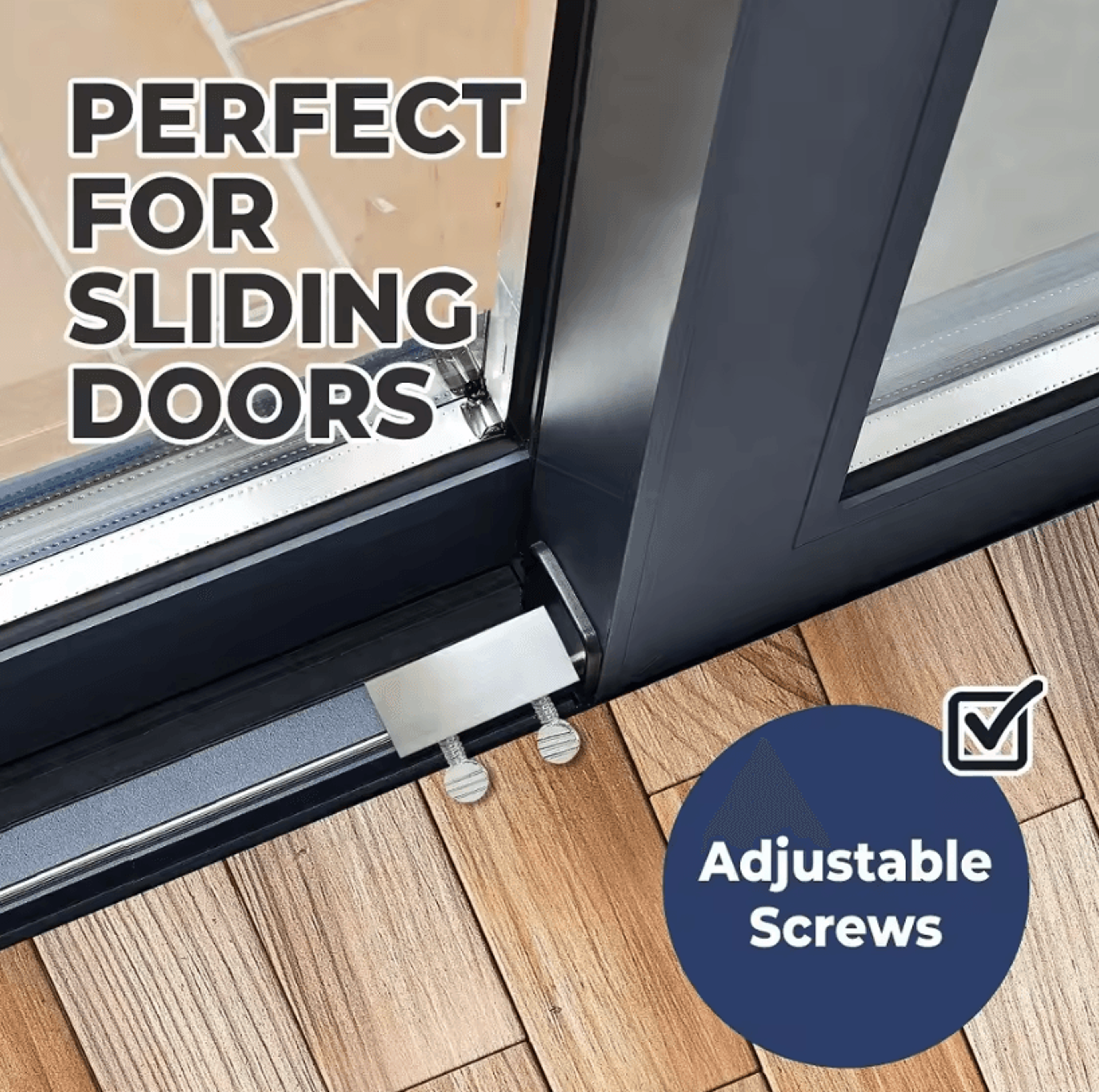 1Pc Adjustable Aluminum Alloy Window And Door Safety Lock For Childproofing And Home Security 4
