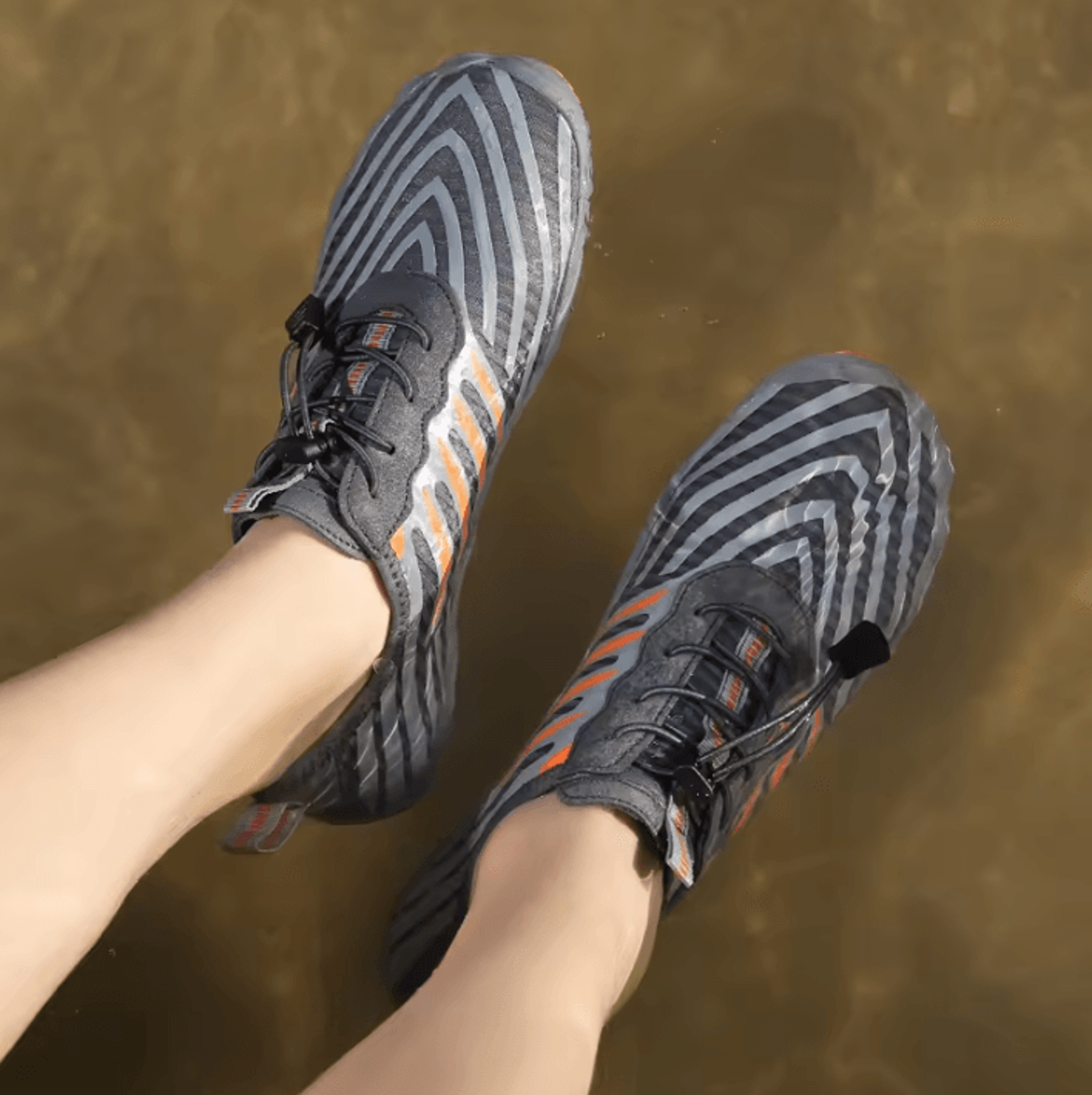 Unisex QuickDry Water Shoes  Breathable FiveFinger Aqua Beach Sneakers For Men And Women 3