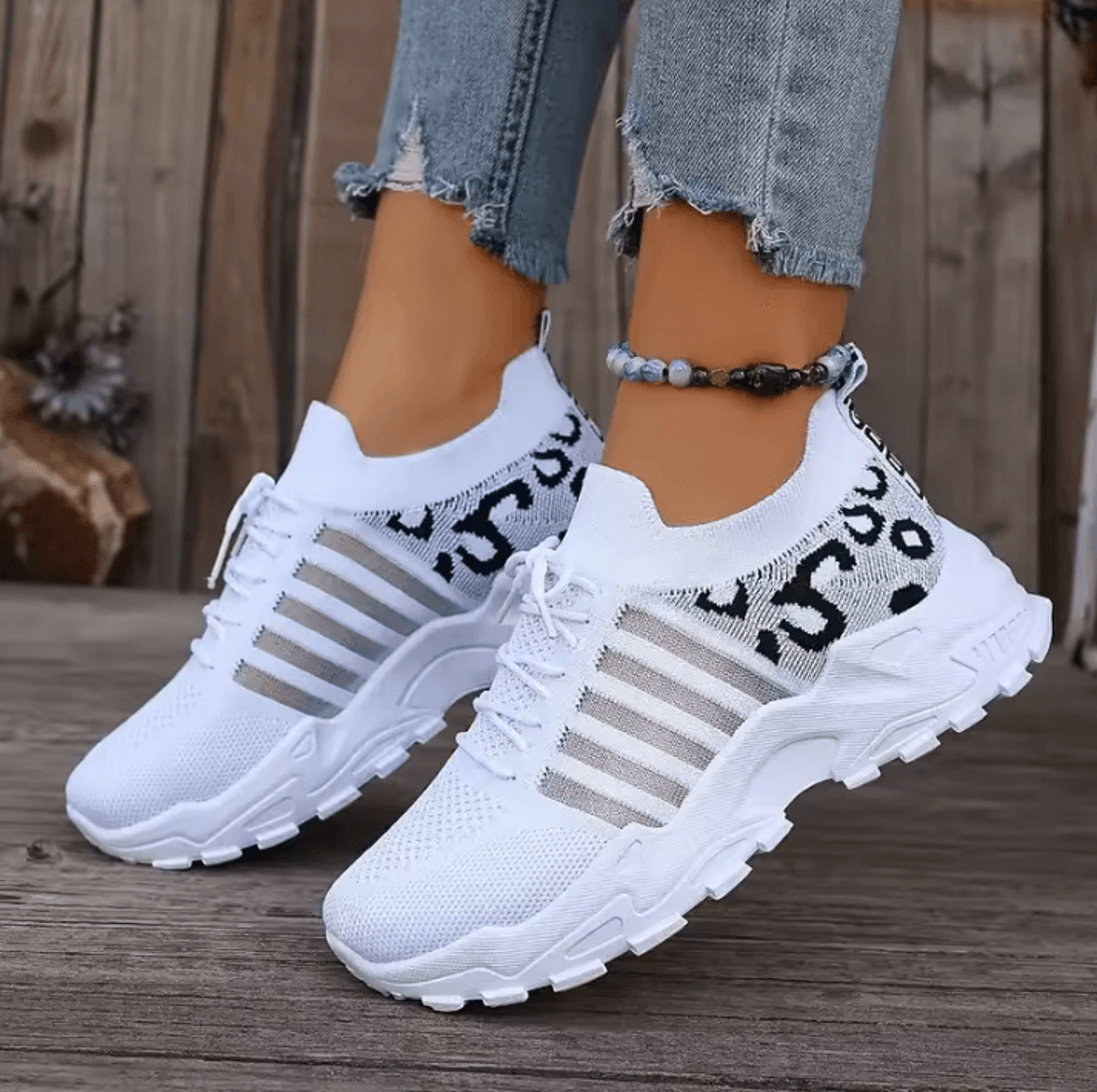 2026 Leopard Print Lightweight Womens Casual Sneakers  Breathable Everyday Shoes 1