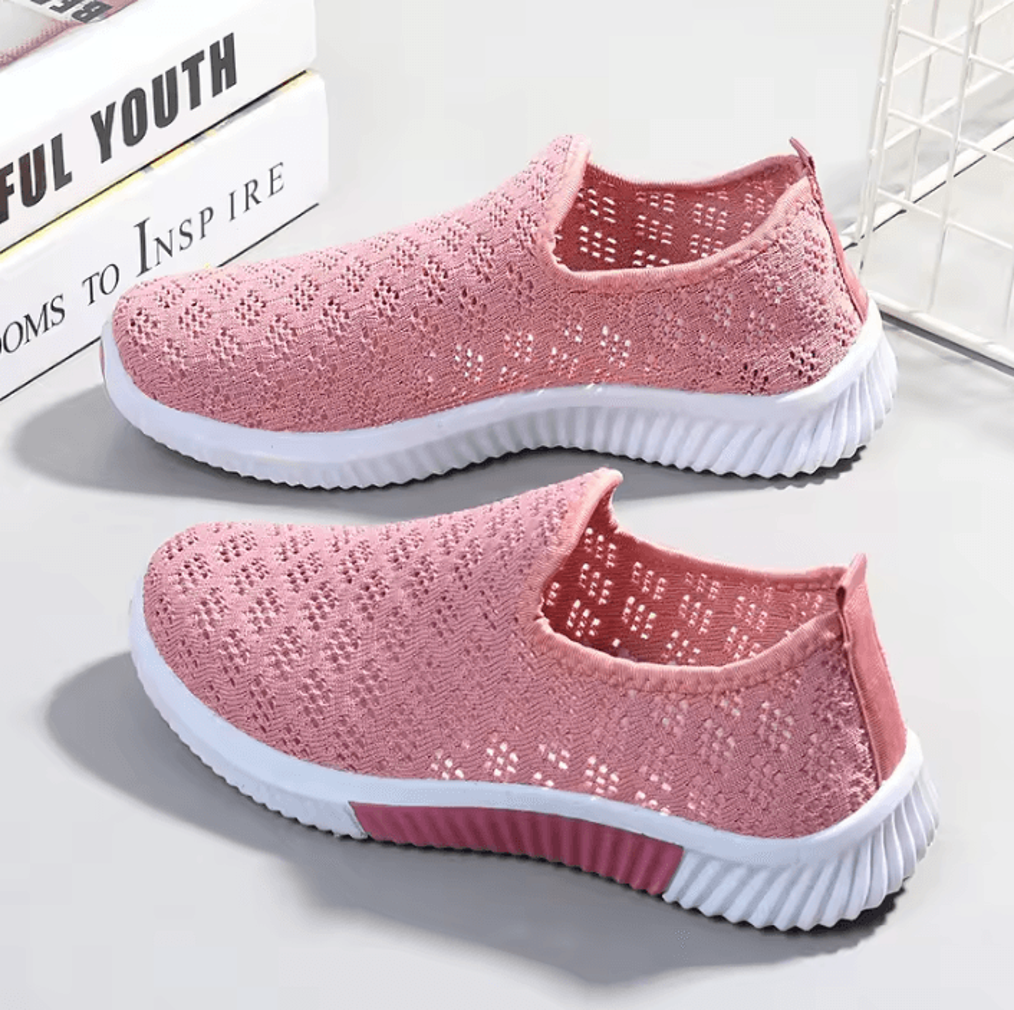 2026 Womens Breathable Mesh Sneakers  Soft Sole Casual Sport Shoes 6