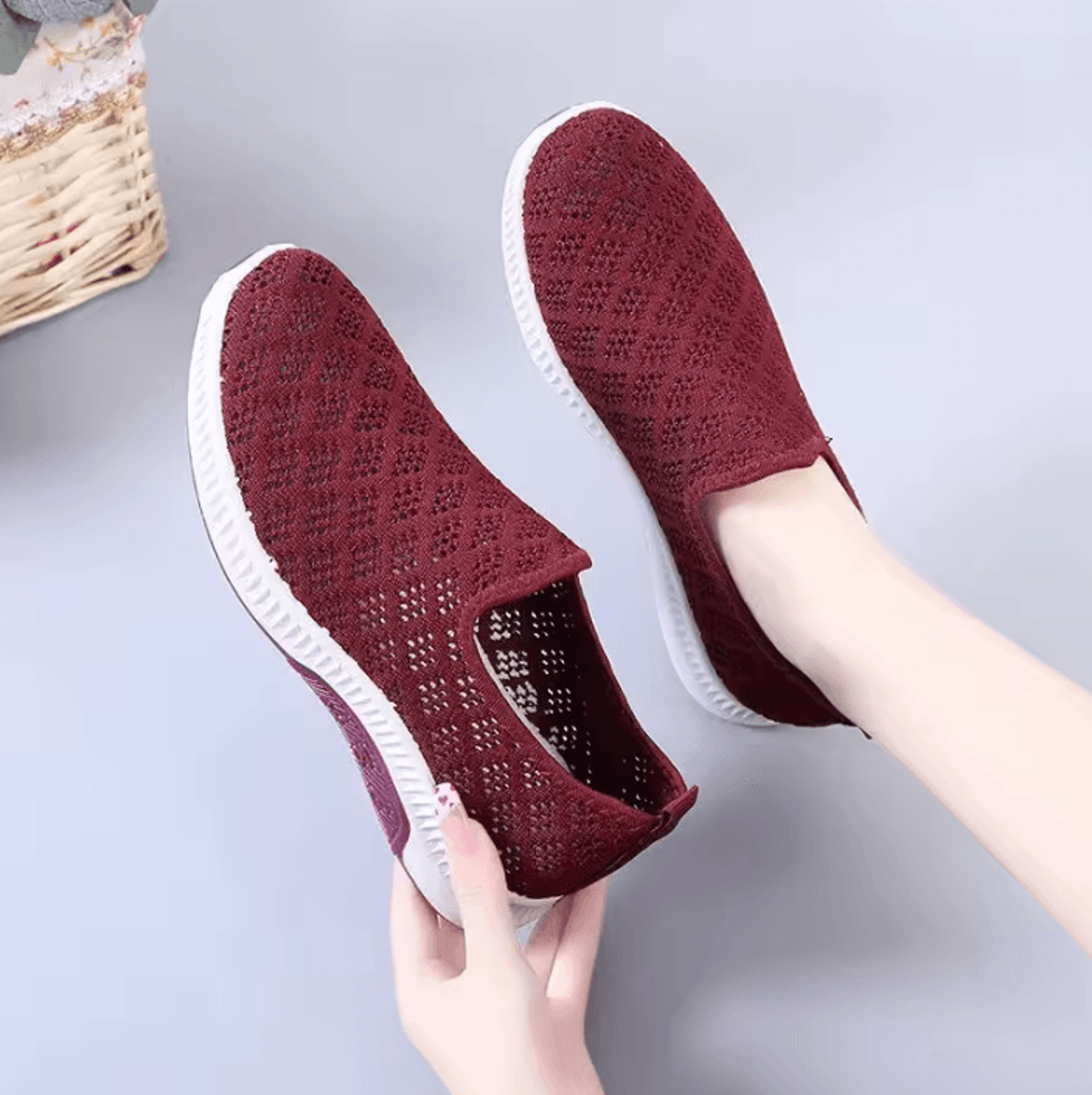 2026 Womens Breathable Mesh Sneakers  Soft Sole Casual Sport Shoes 7