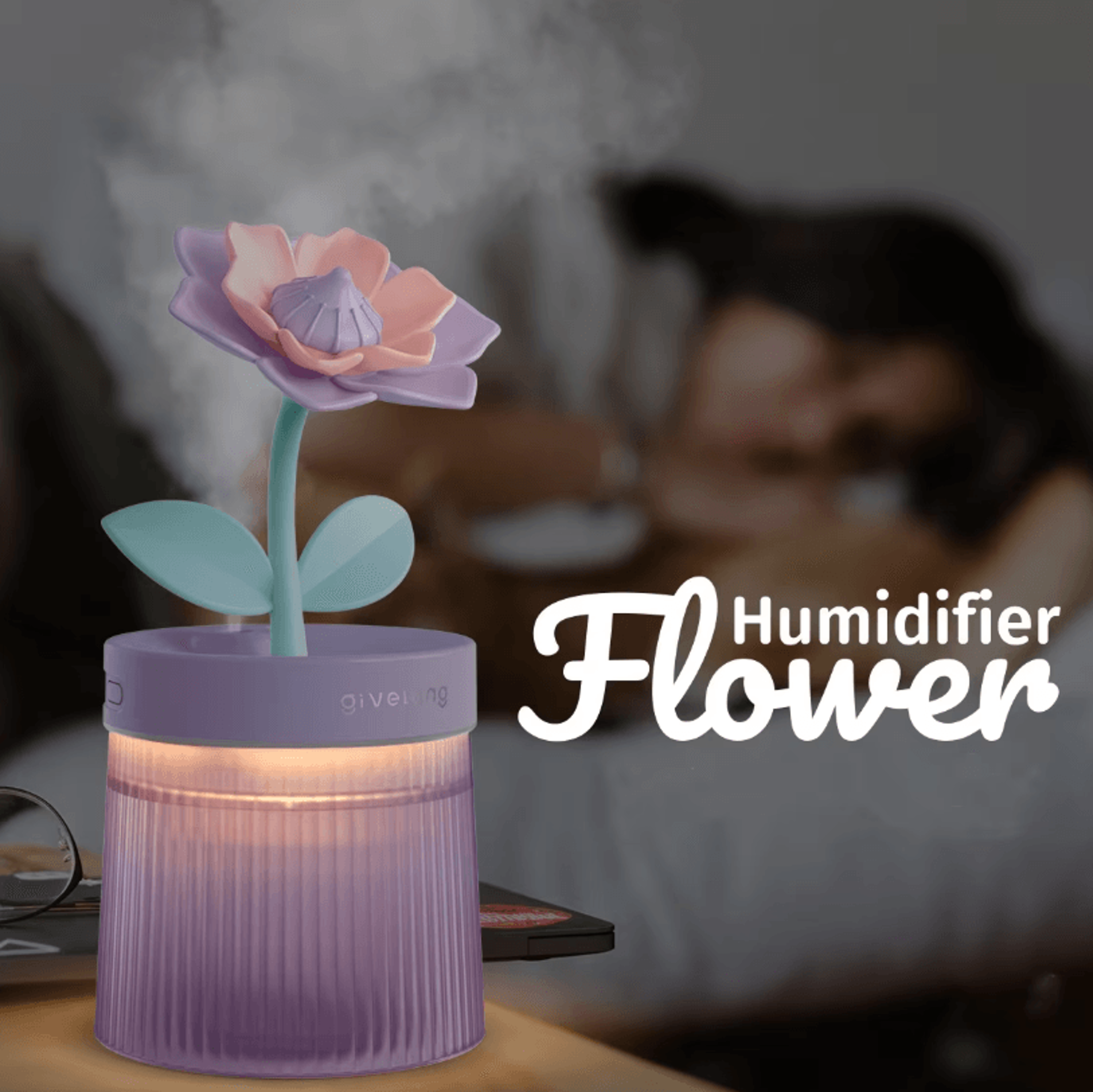 2026 Portable USB Ultrasonic Humidifier  Colorful Cup Cool Mist Aroma Diffuser With LED Light 0