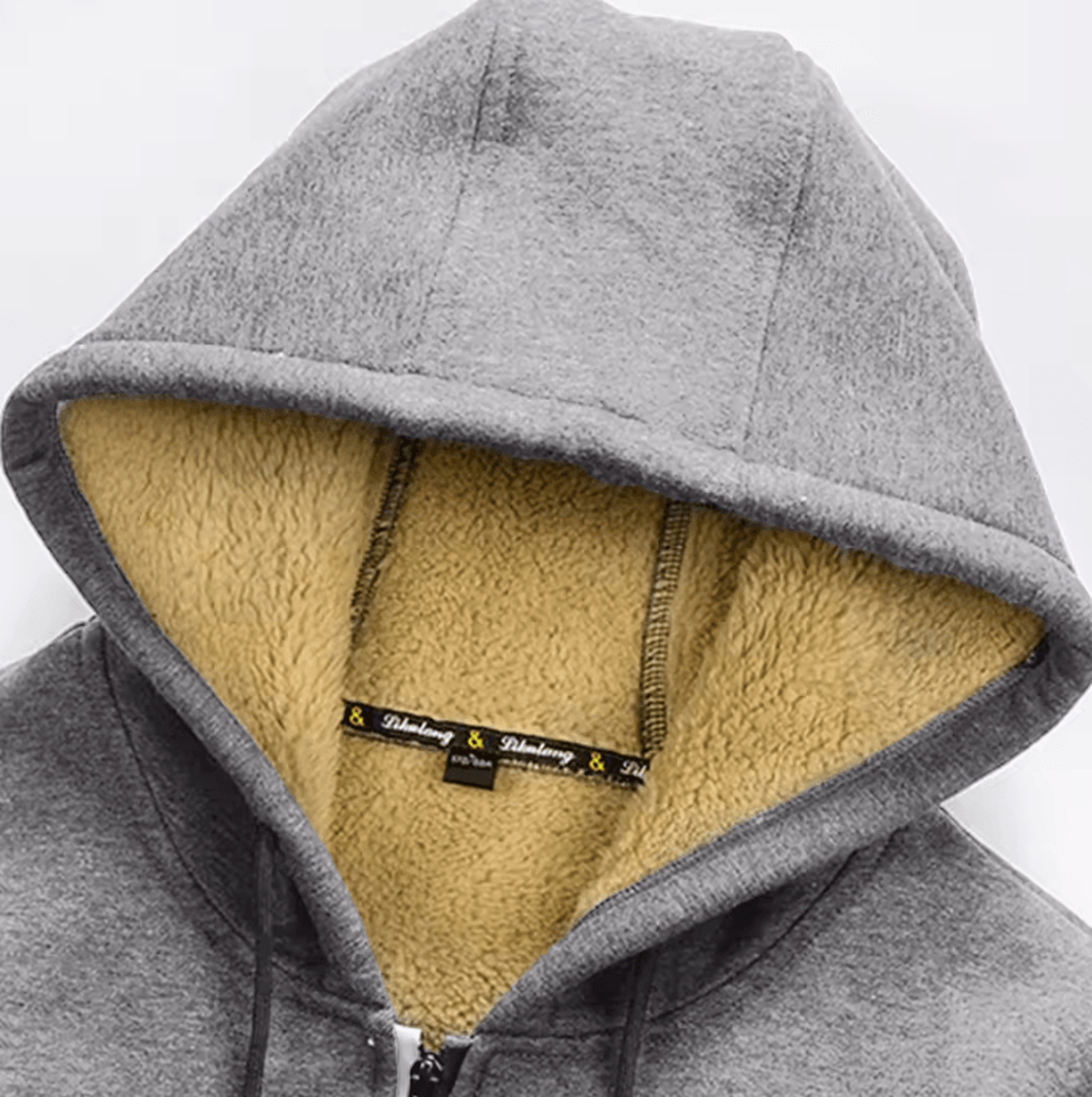 Mens Full Zip Fleece Hoodie  Casual Outdoor Sports And Streetwear Jacket 4