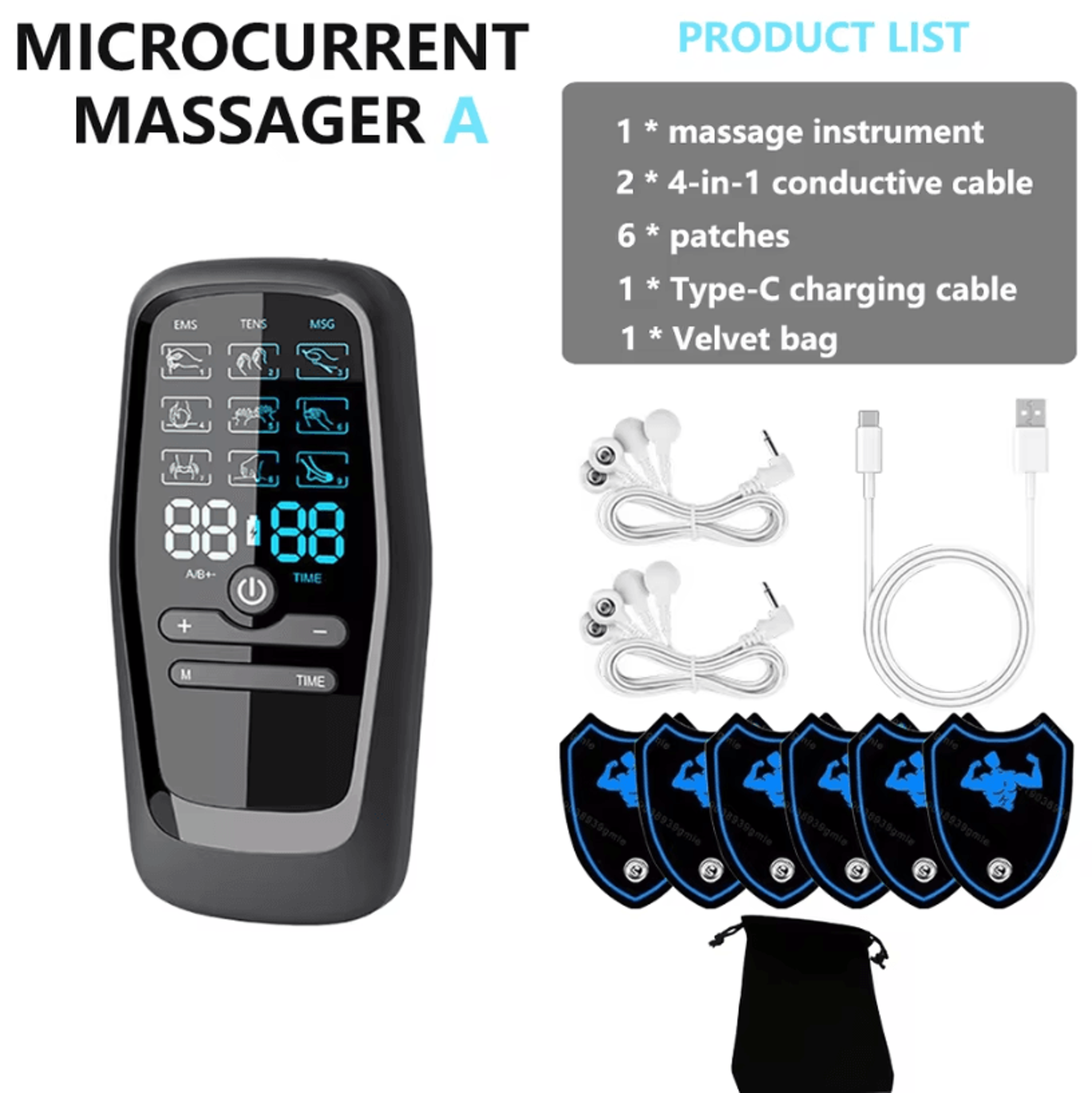 TENS EMS Muscle Stimulator  Digital Electric Body Massage And Slimming Therapy Device 3