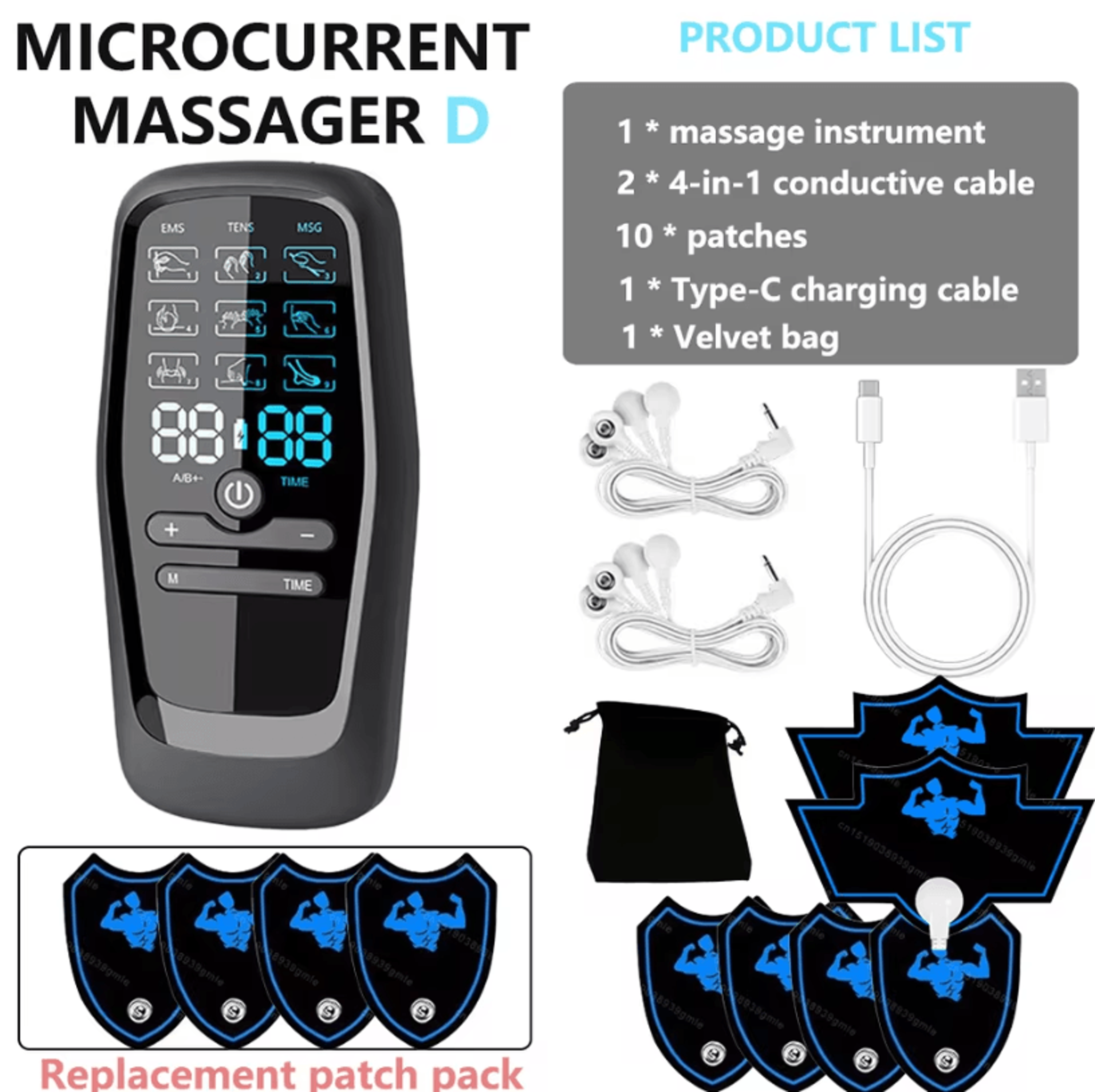 TENS EMS Muscle Stimulator  Digital Electric Body Massage And Slimming Therapy Device 6