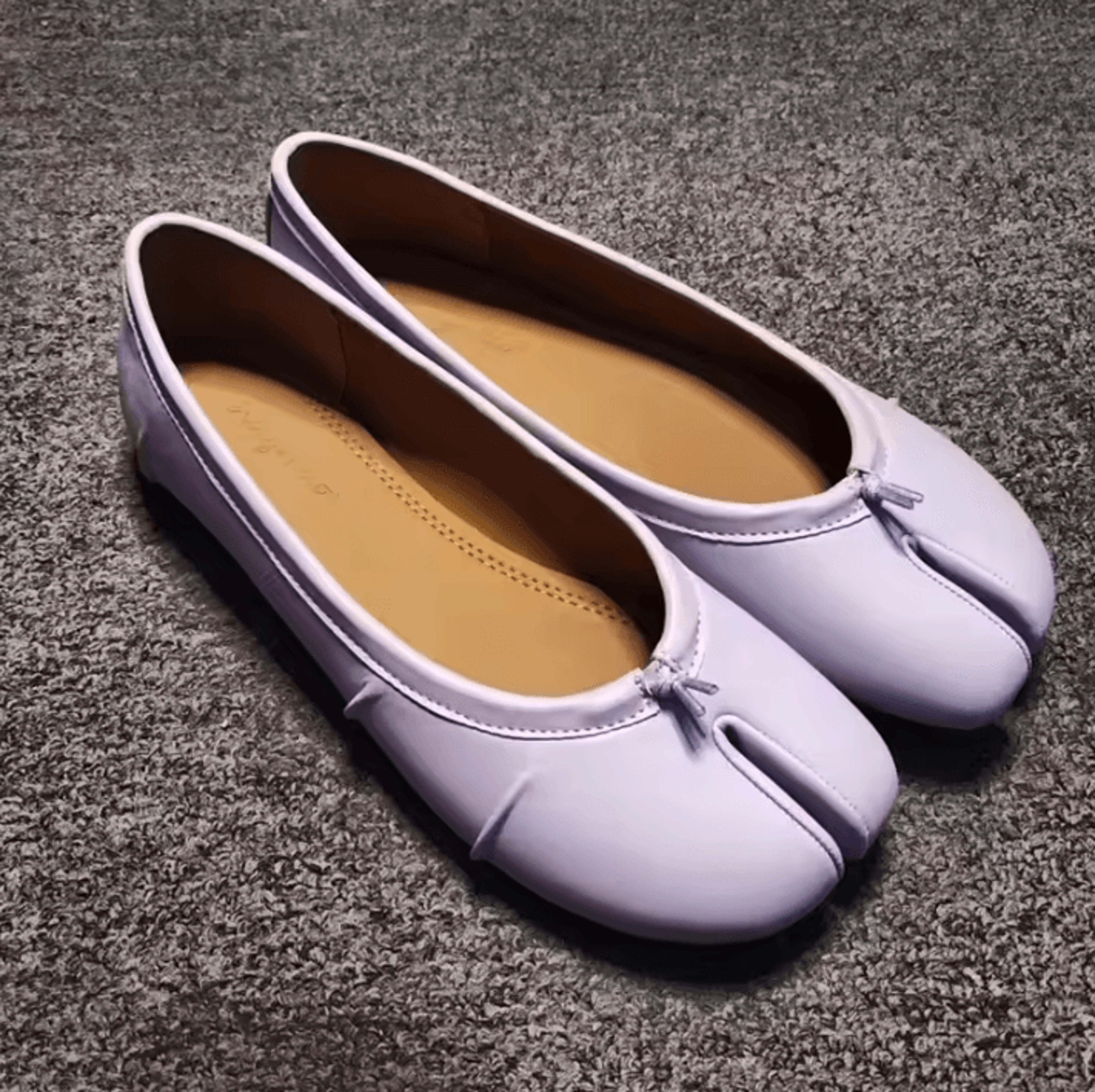 Womens Soft Leather Split Toe Tabi Ballet Flats  Comfortable Casual Loafers For Spring And Autumn 6