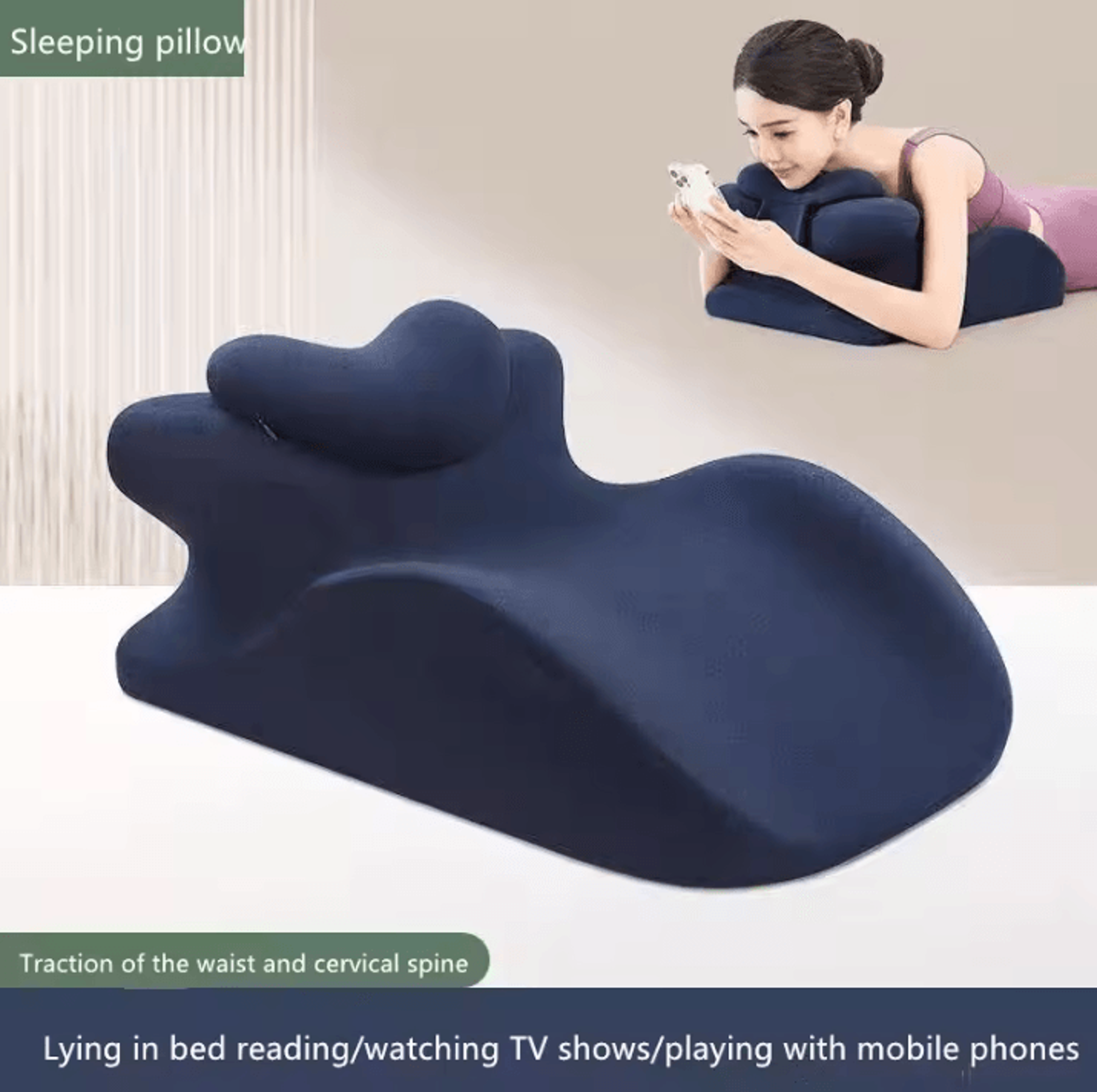 Multifunctional Prone Sleeping Pillow  Comfort Support Bed Cushion 2165 By 1457 By 787 In 0