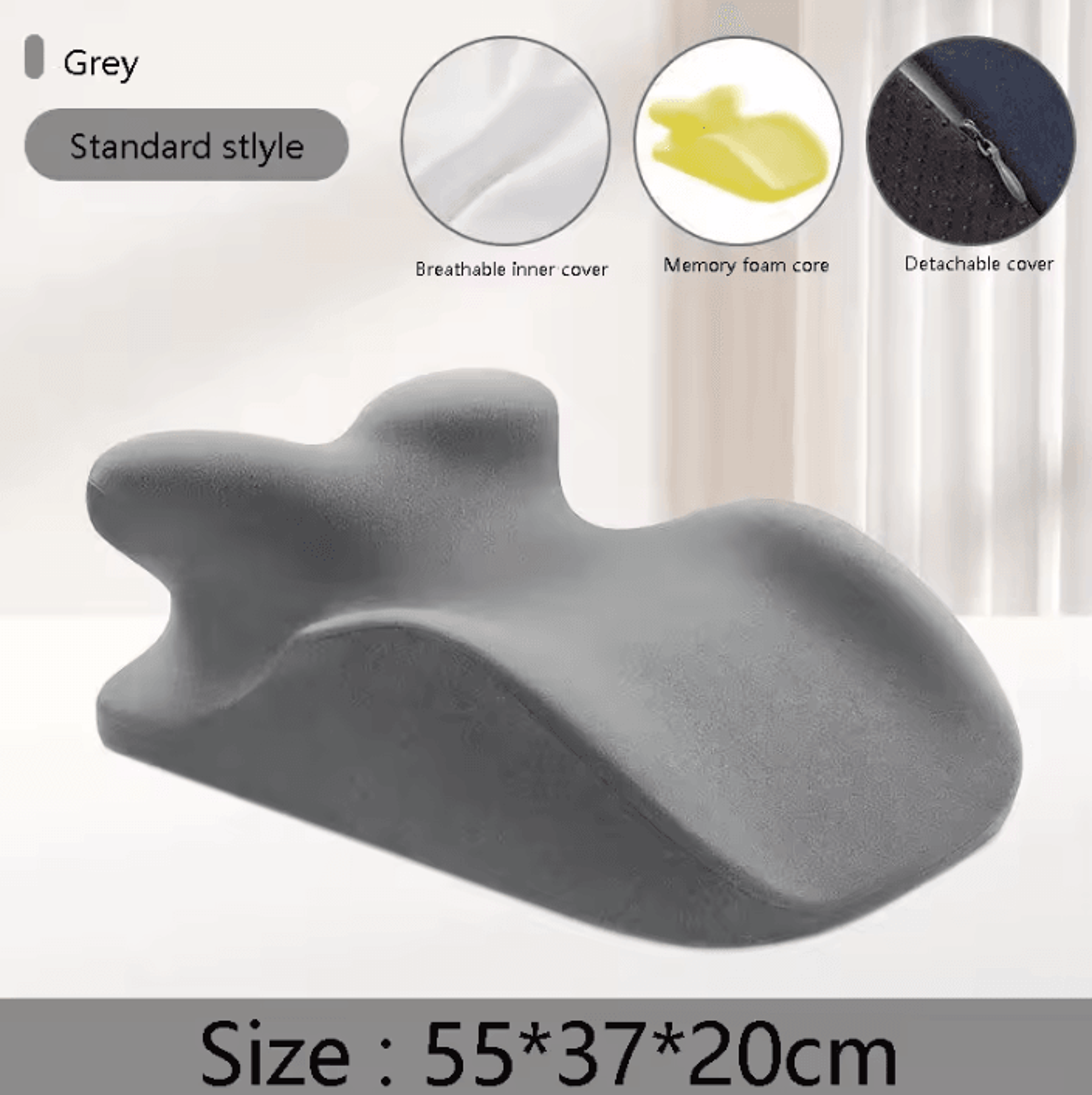 Multifunctional Prone Sleeping Pillow  Comfort Support Bed Cushion 2165 By 1457 By 787 In 6