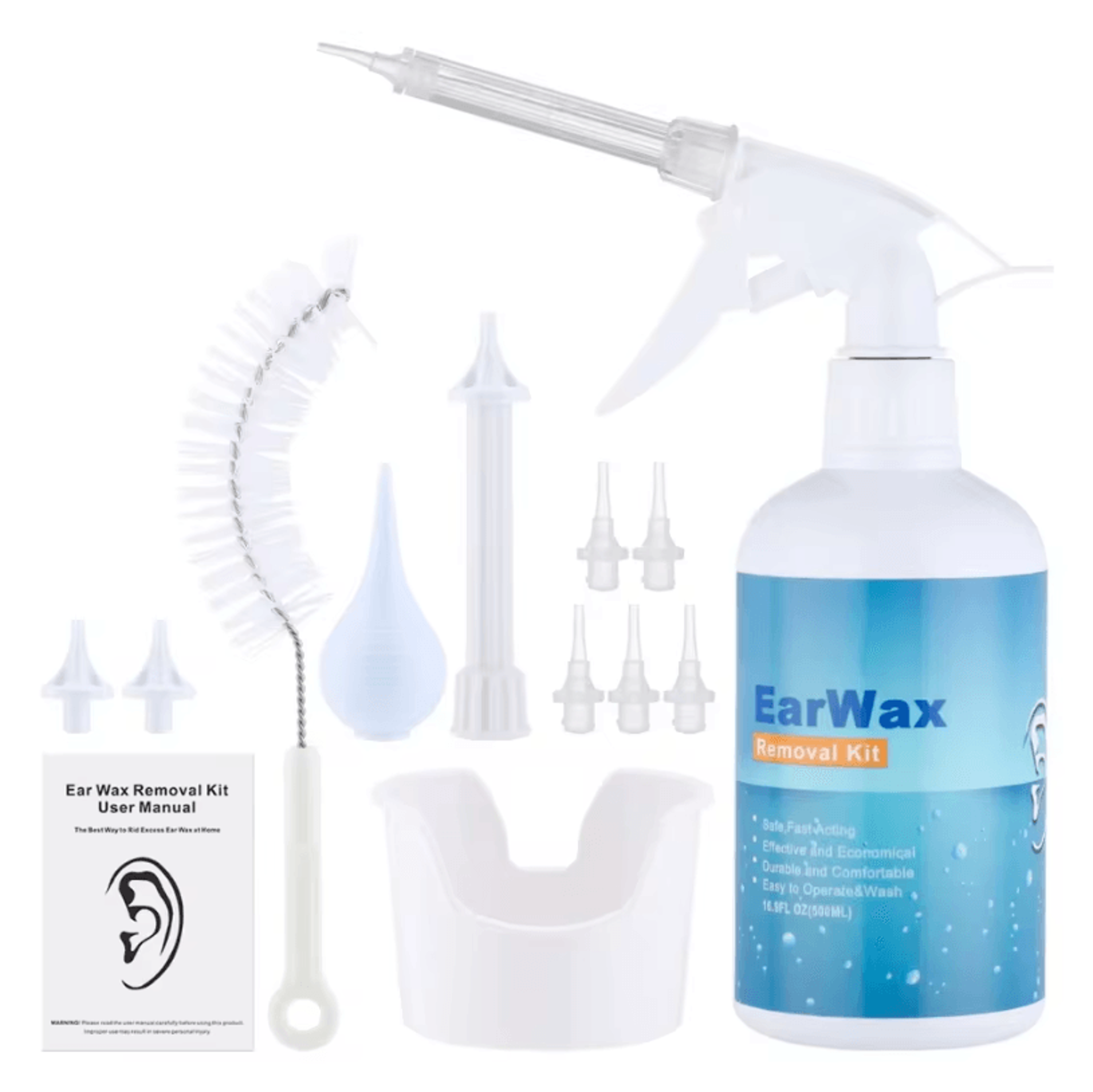 Electric Ear Cleaner With Water Irrigation System  Safe Ear Wax Removal Kit For Adults And Kids 6