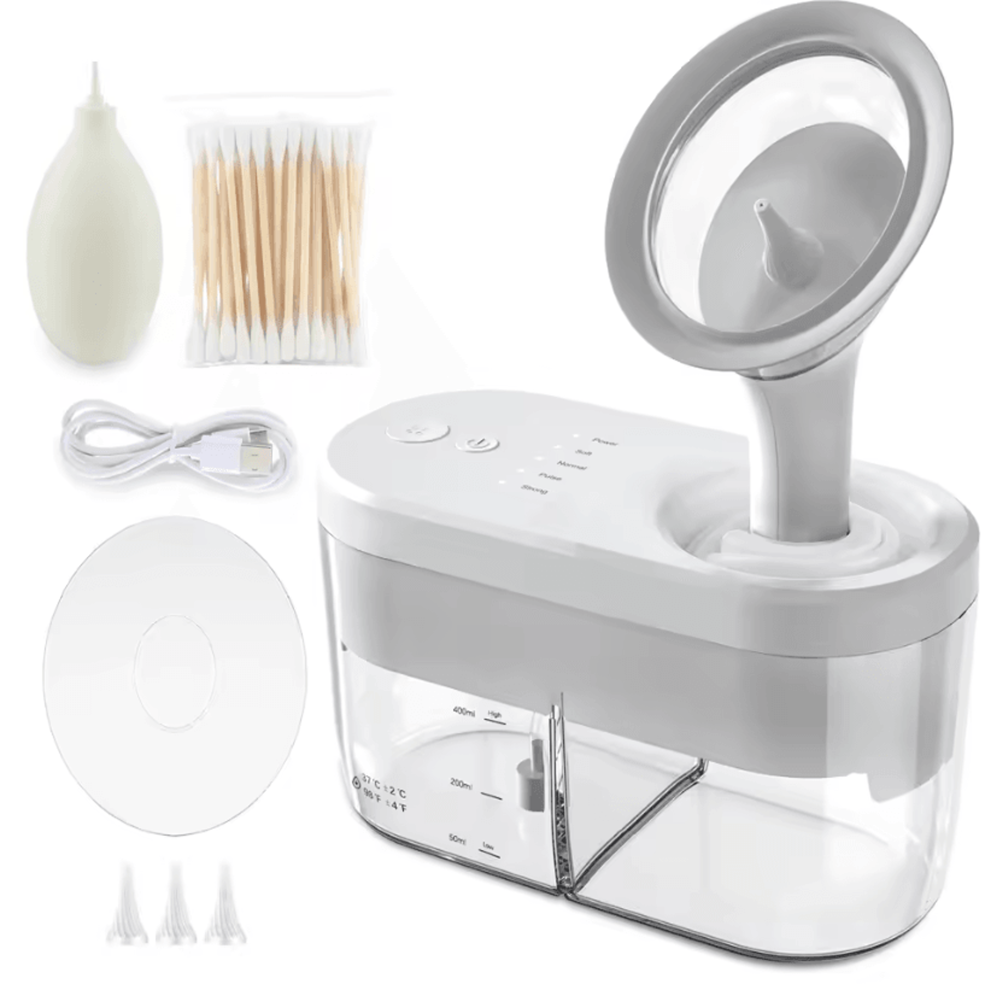Electric Ear Cleaner With Water Irrigation System  Safe Ear Wax Removal Kit For Adults And Kids 8