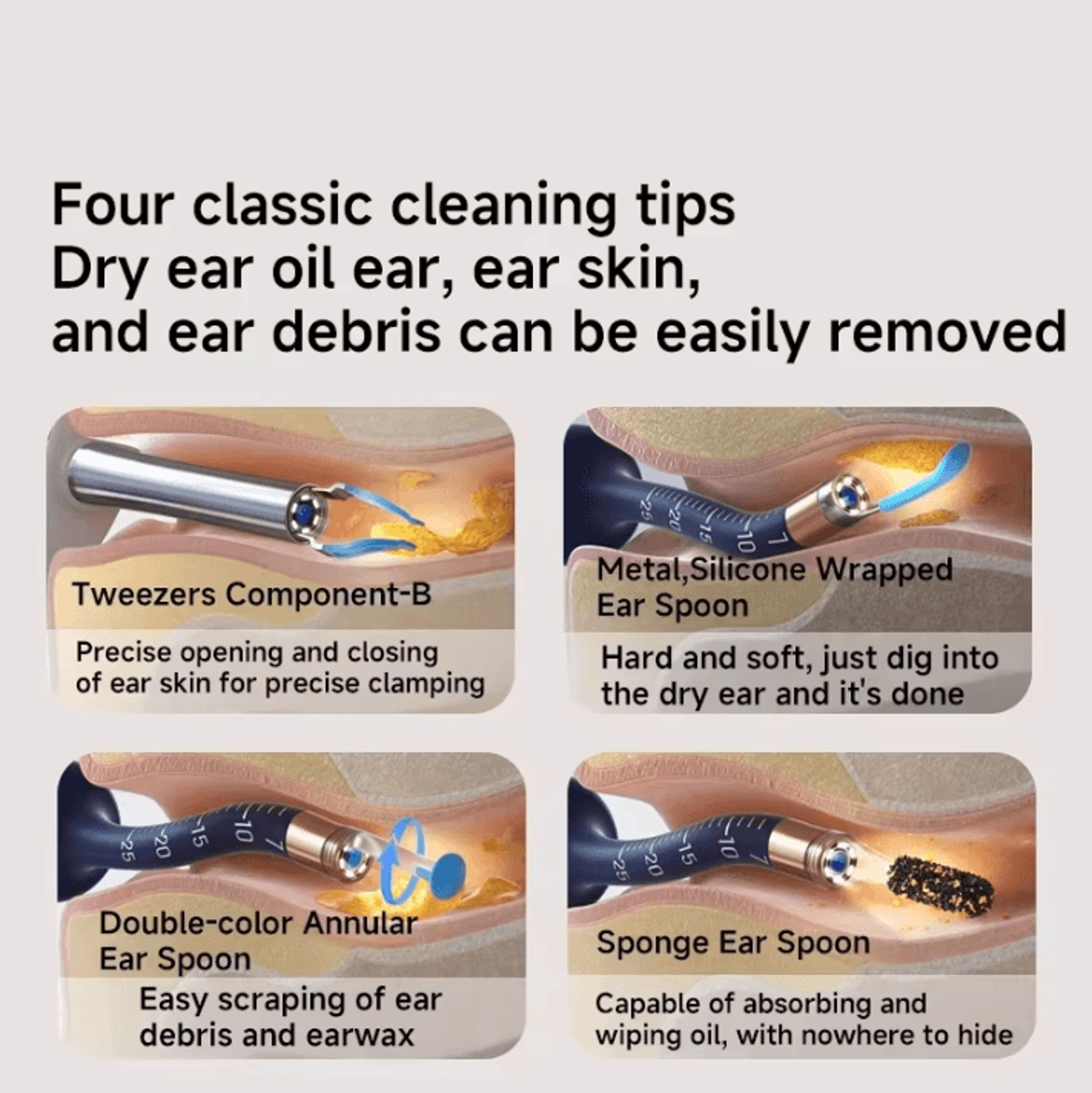 Bebird EarSight Plus I35R Visual Ear Cleaner  HD Bendable Allin1 Ear Wax Removal Tool 2