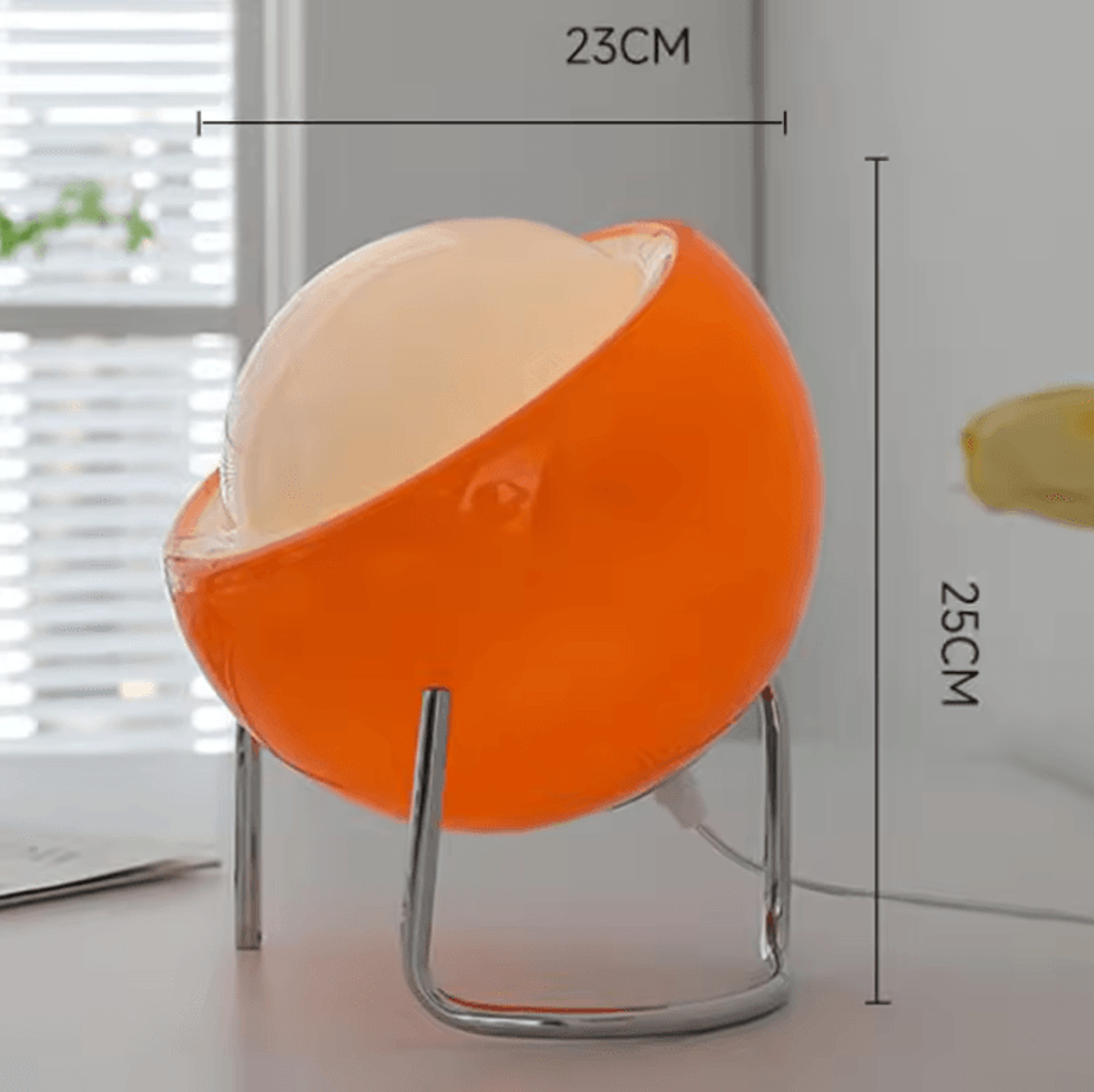 Nordic LED Table Lamp  Retro Glass Decorative Bedside And Living Room Light 5