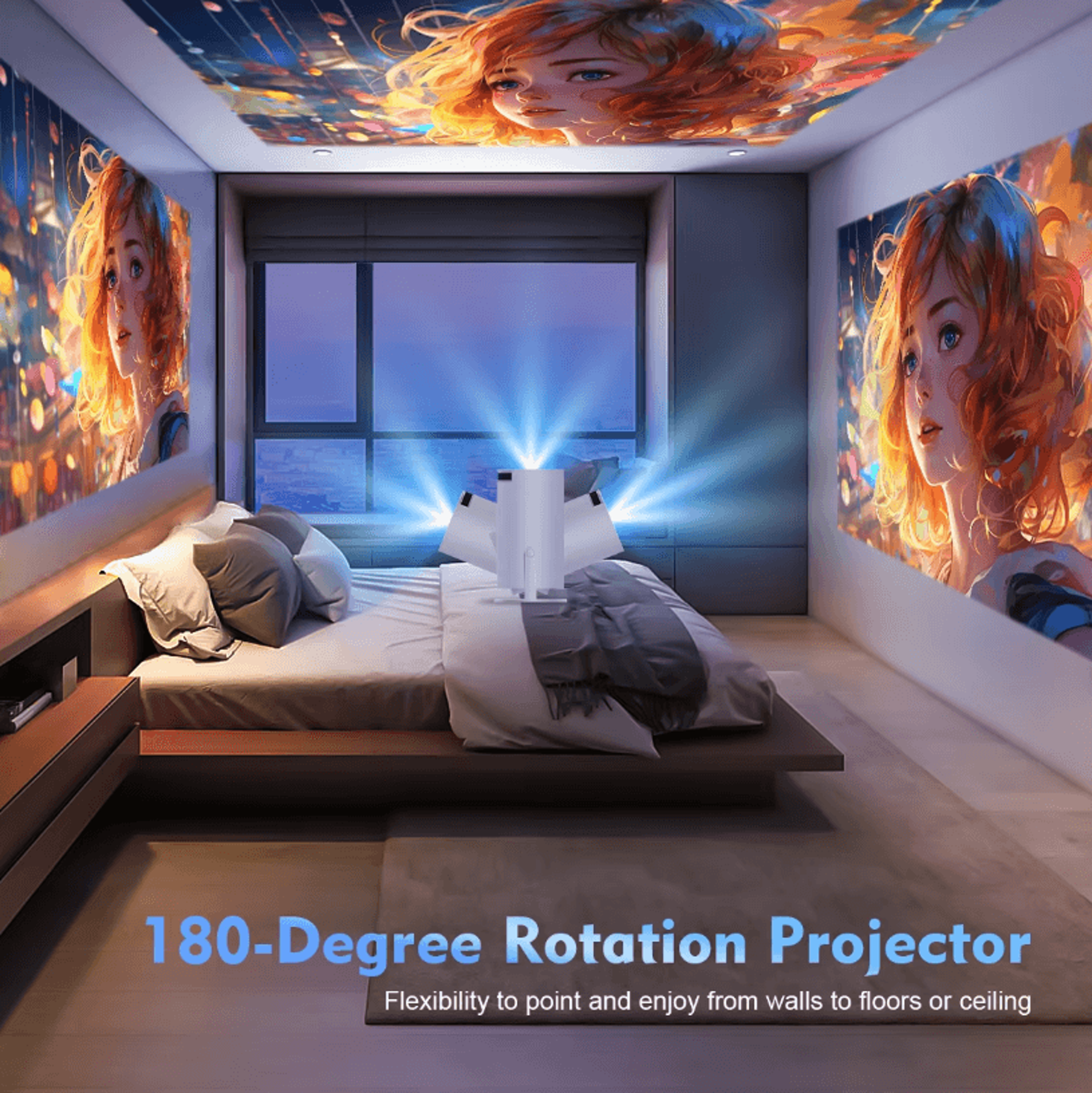 Magcubic HY300 Pro 8K Android Projector  Dual WiFi6 Smart Home And Outdoor Cinema 1