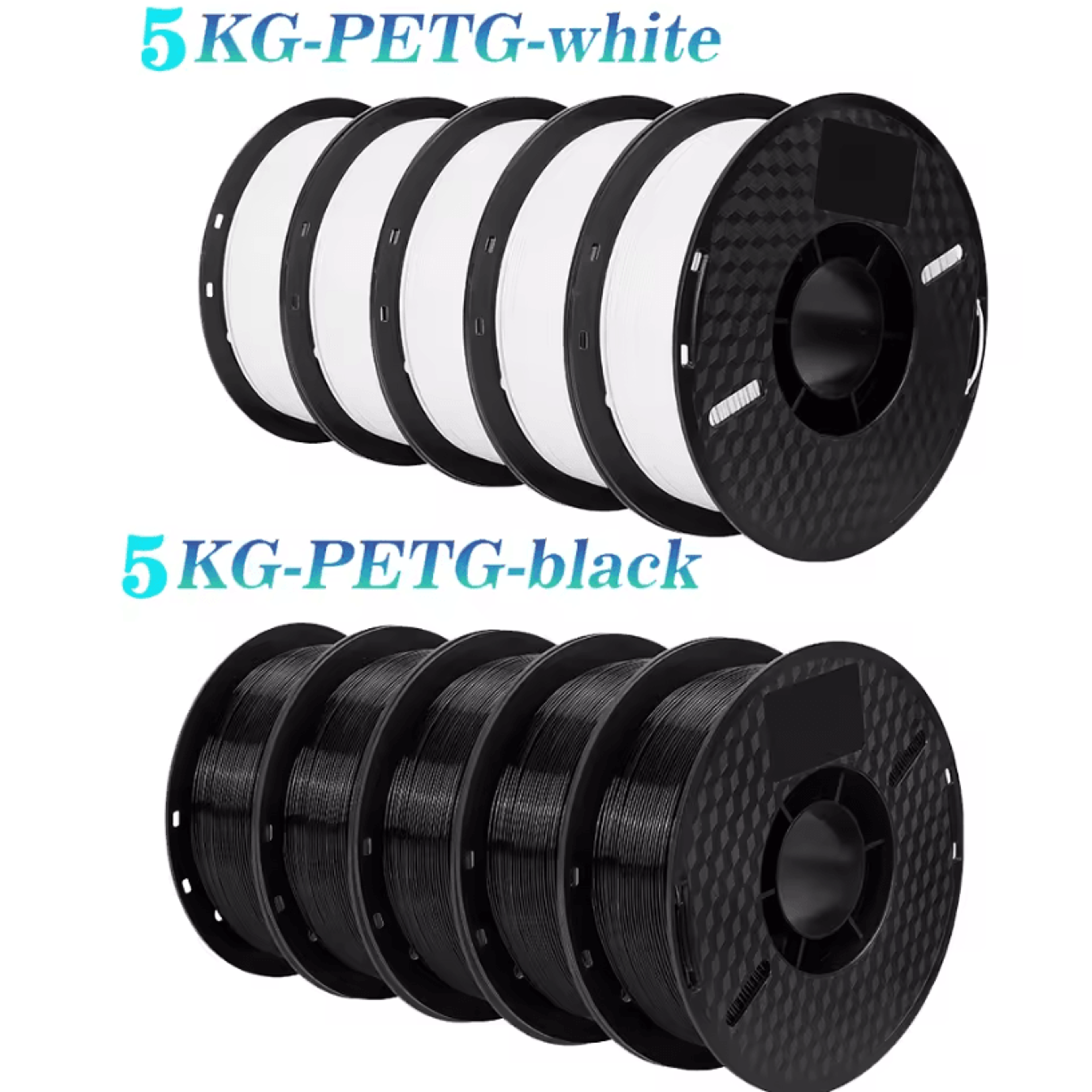 KINGROON 10kg PLA  PETG 175mm 3D Printer Filament Bundle  Mixed Colors FDM Material 24