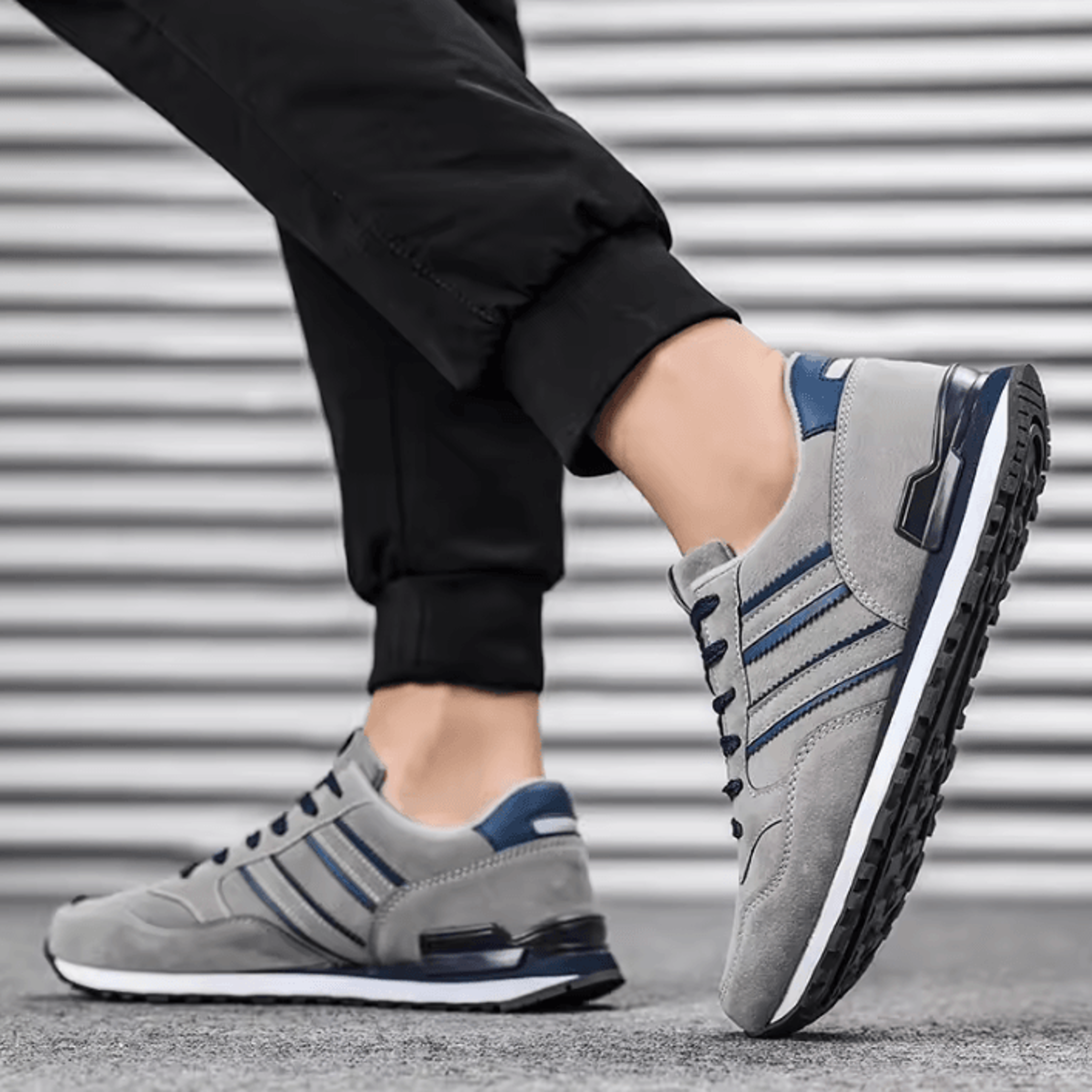 Artificial Leather Men Casual Shoes  Breathable Lightweight Spring Sneakers 1